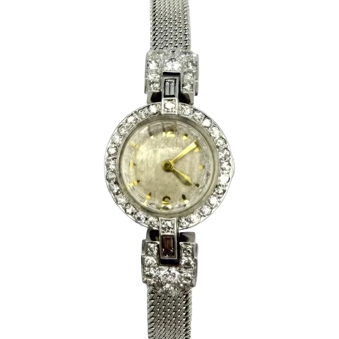 JAEGER-LECOULTRE X GAY FRÈRES Watch in Platinum and Diamonds