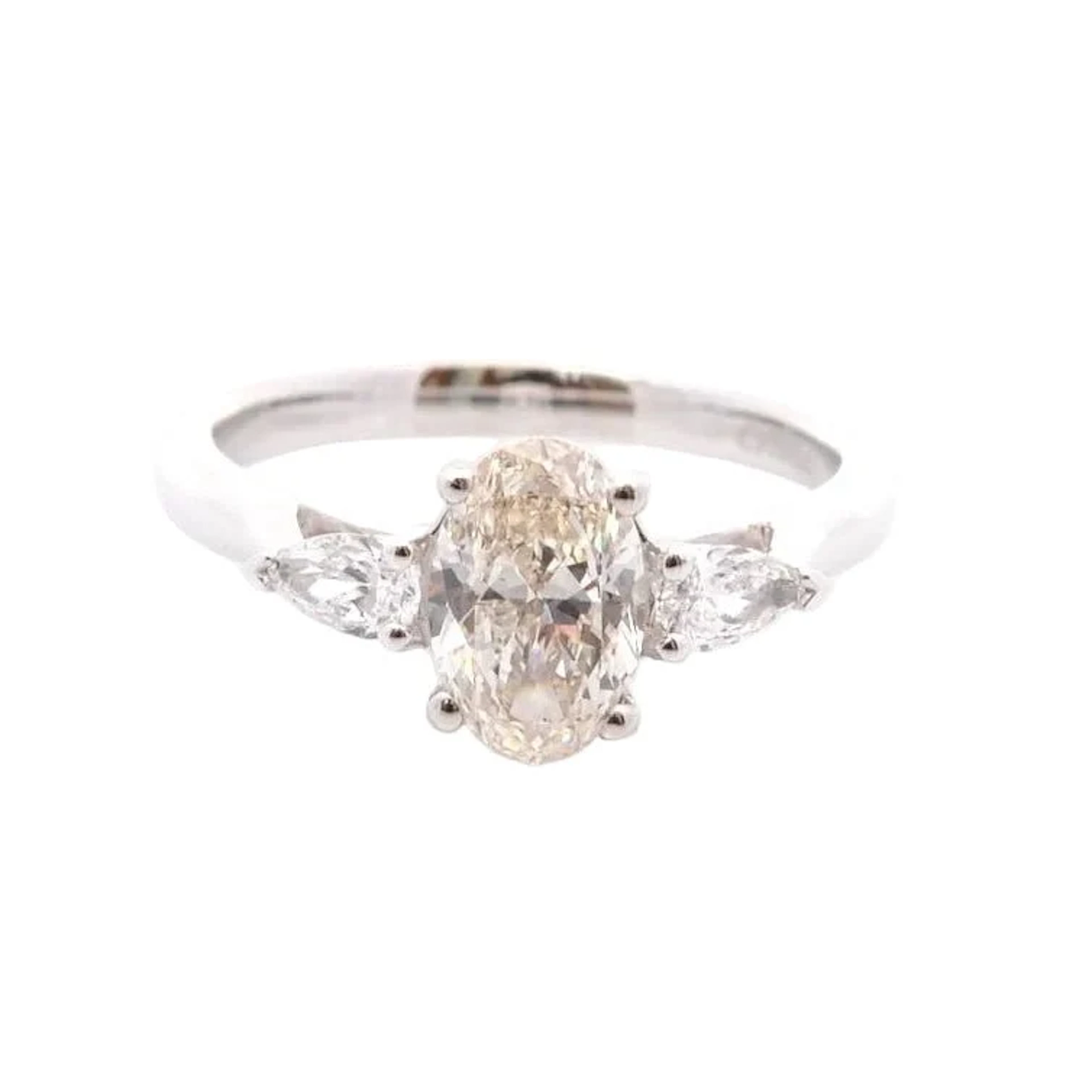 Ring Trilogy in paltinium and diamonds