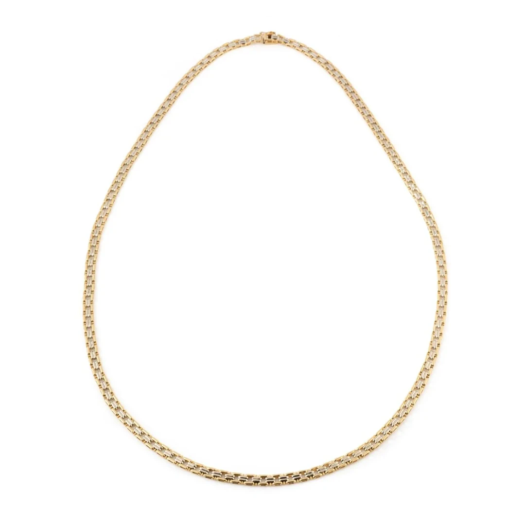 Collier Maille VAN CLEEF & ARPELS en or jaune et or blanc