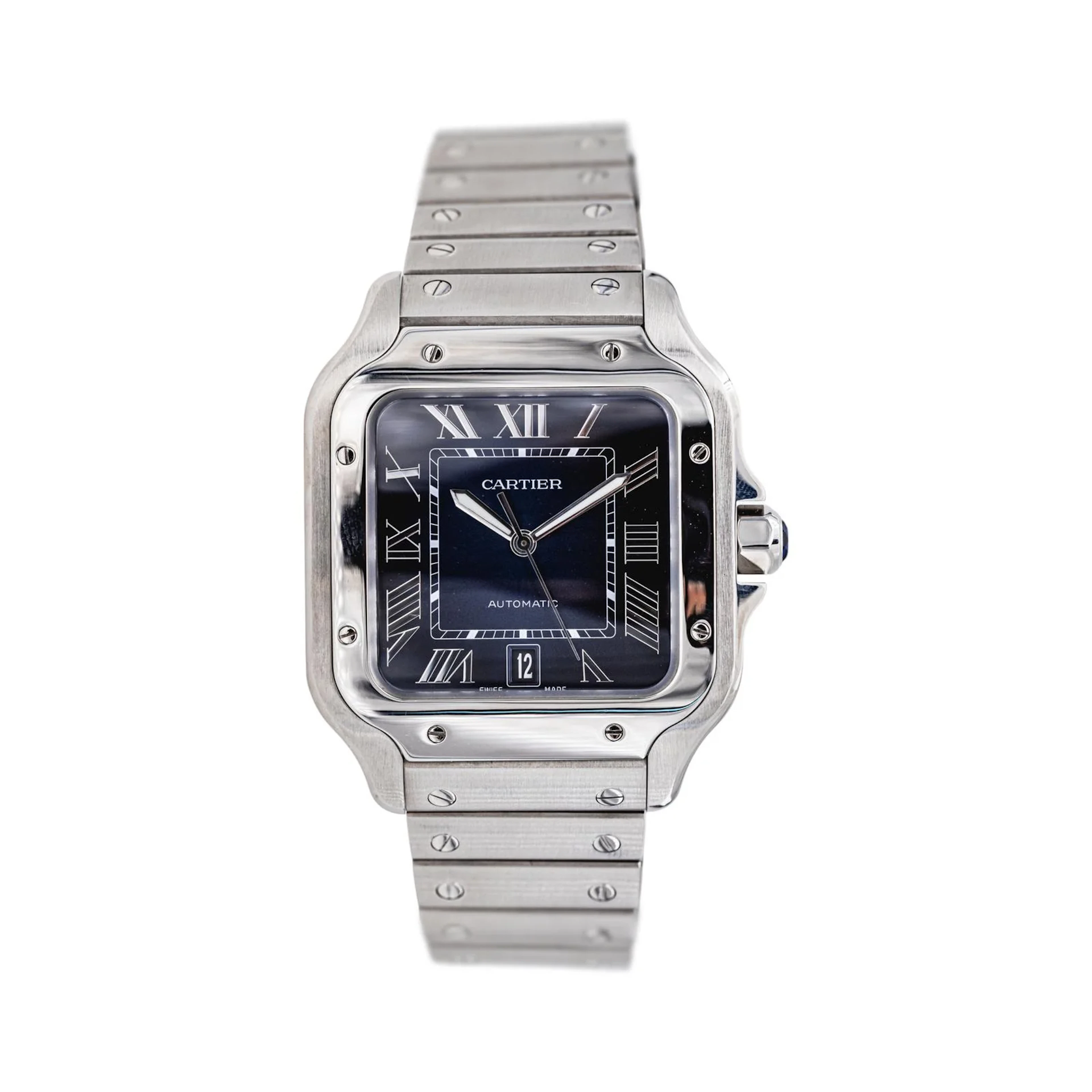 Cartier Santos Watch, Stainless Steel