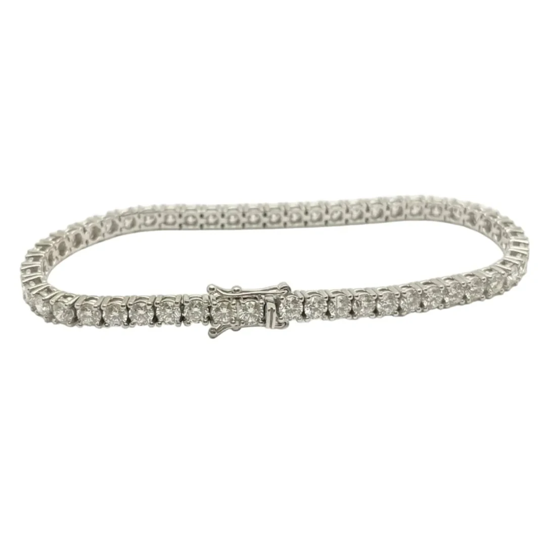 Bracelet Line in white gold and diamonds