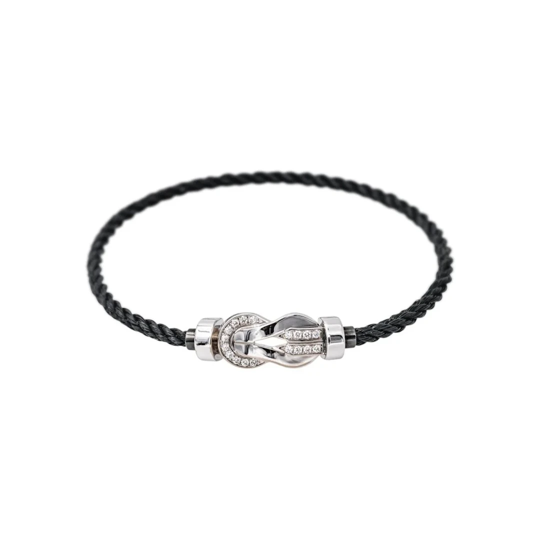 Fred "Infinite Luck" Bracelet in White gold with Diamonds