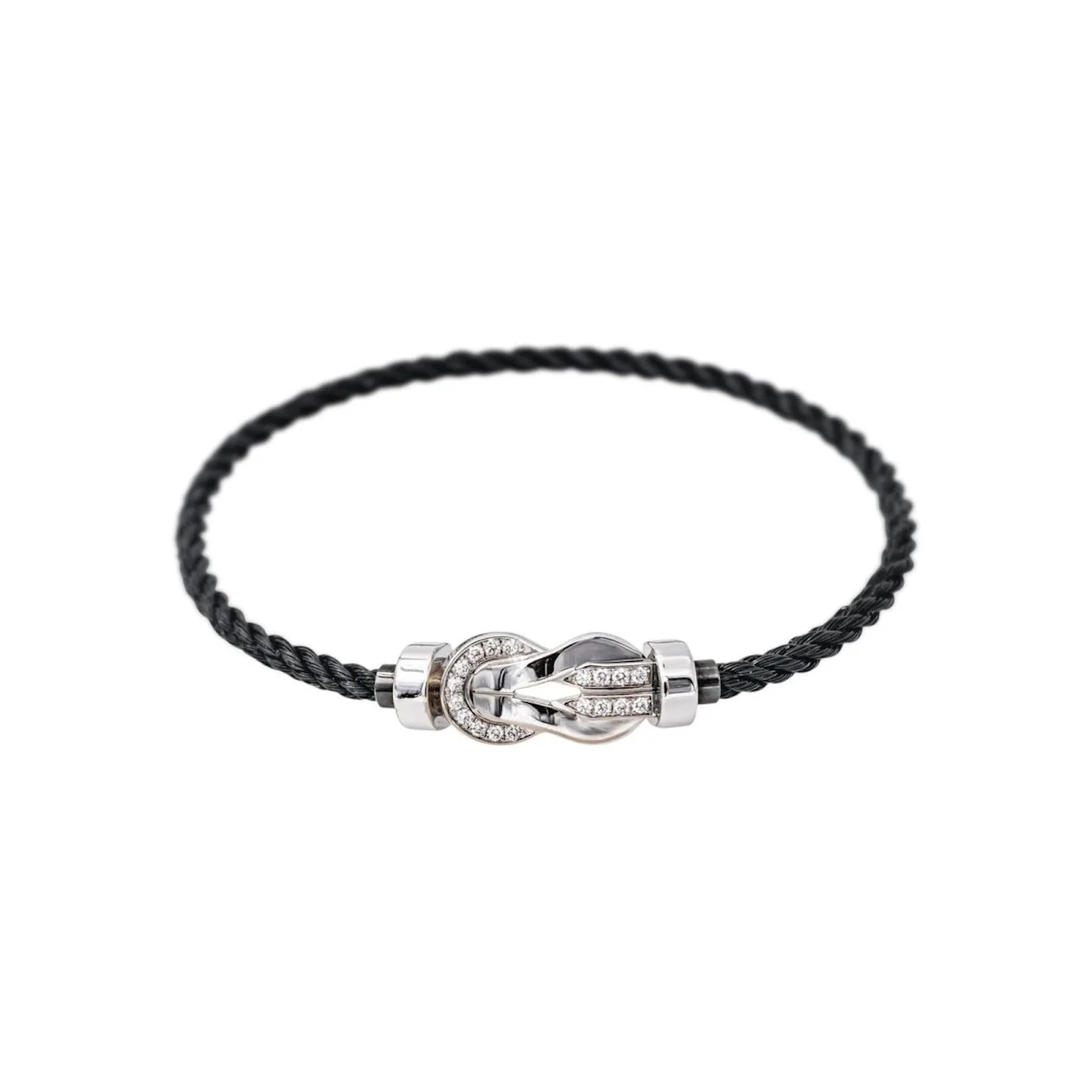 Fred "Infinite Luck" Bracelet in White gold with Diamonds