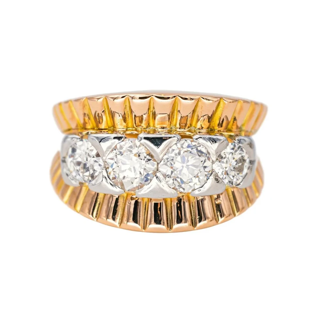Ring Rose gold diamond