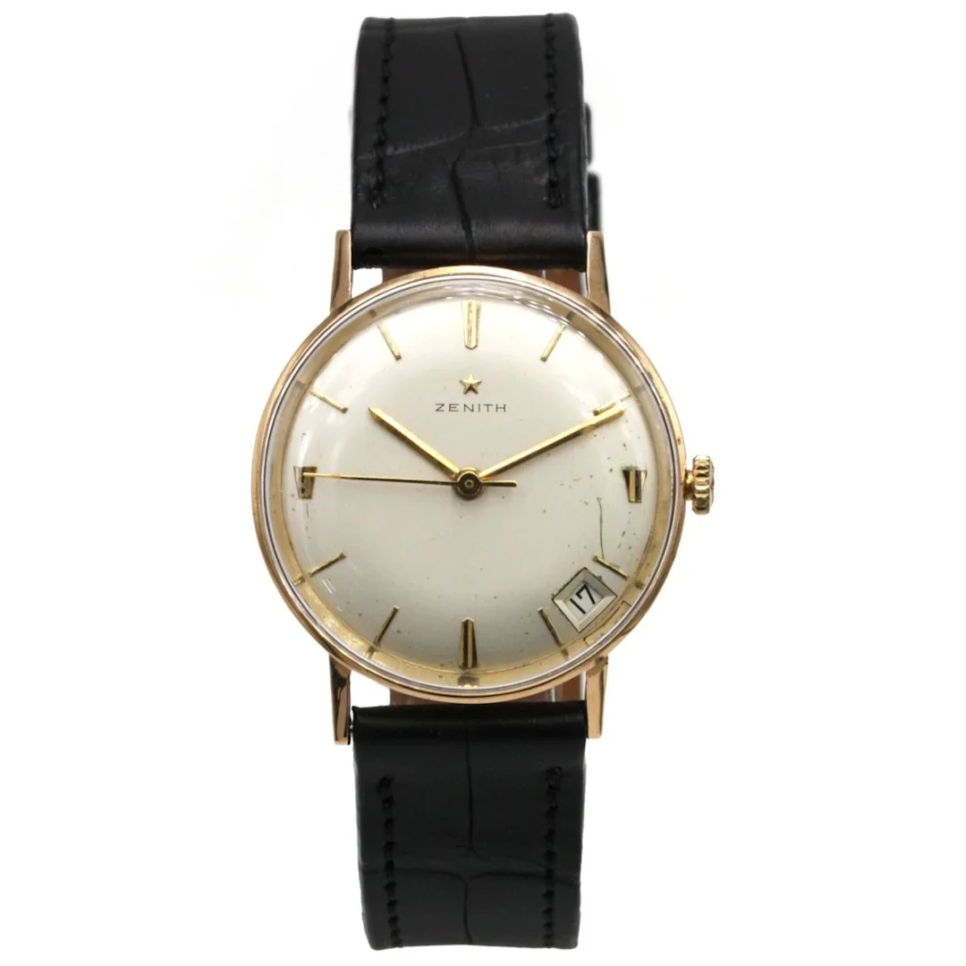 ZENITH "Stellina" Watch in Rose gold and Leather