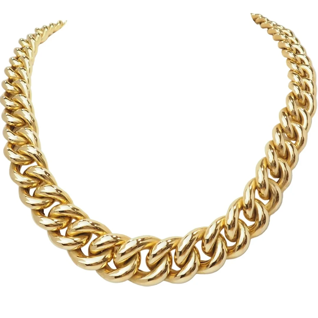 Yellow Gold Choker Necklace