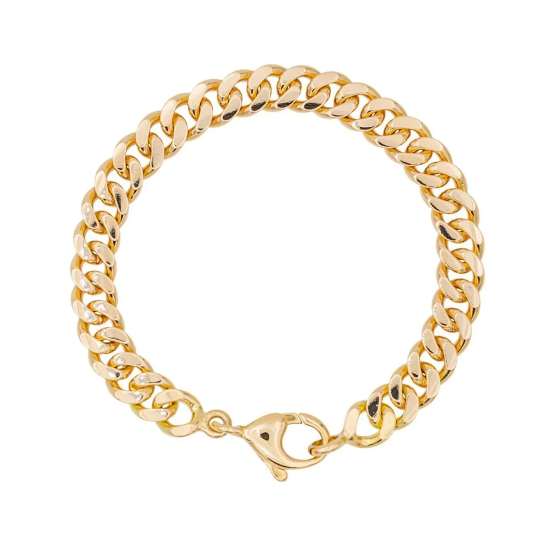 Link Curb bracelet in Yellow gold