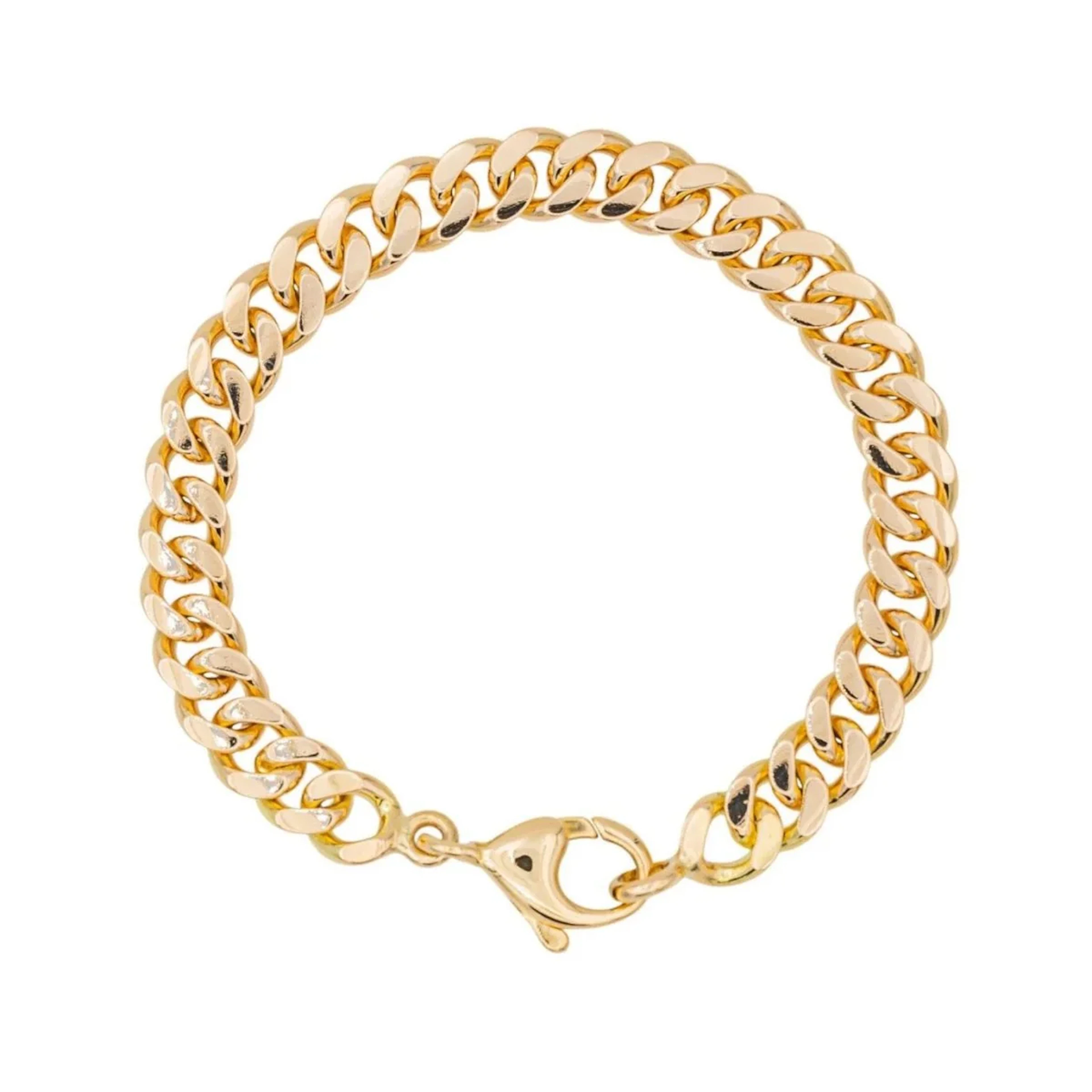 Link Curb bracelet in Yellow gold