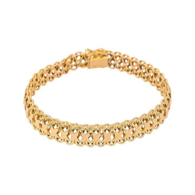 Bracelet Maille en or rose