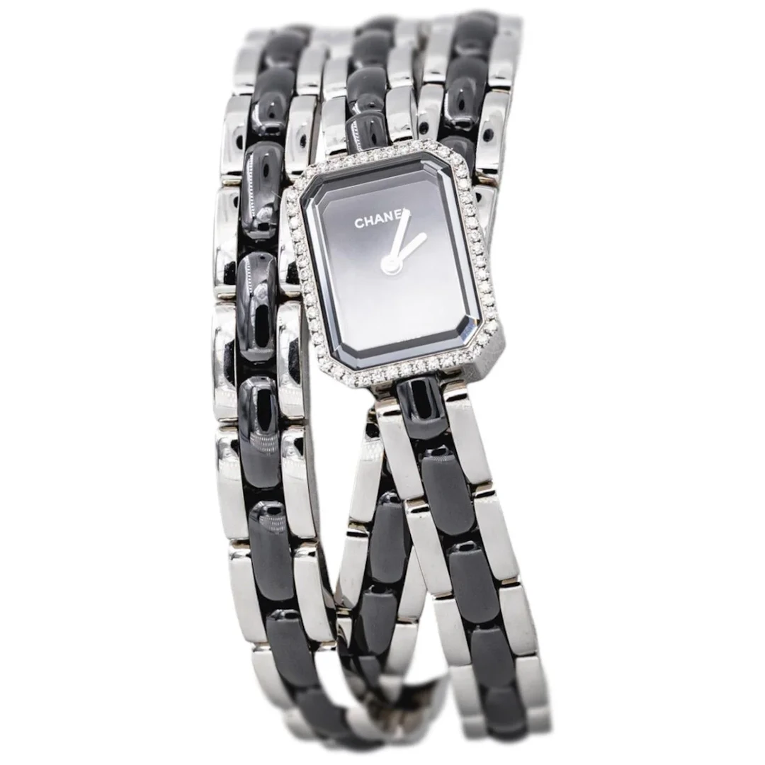 Chanel Première Watch in Steel with Diamonds