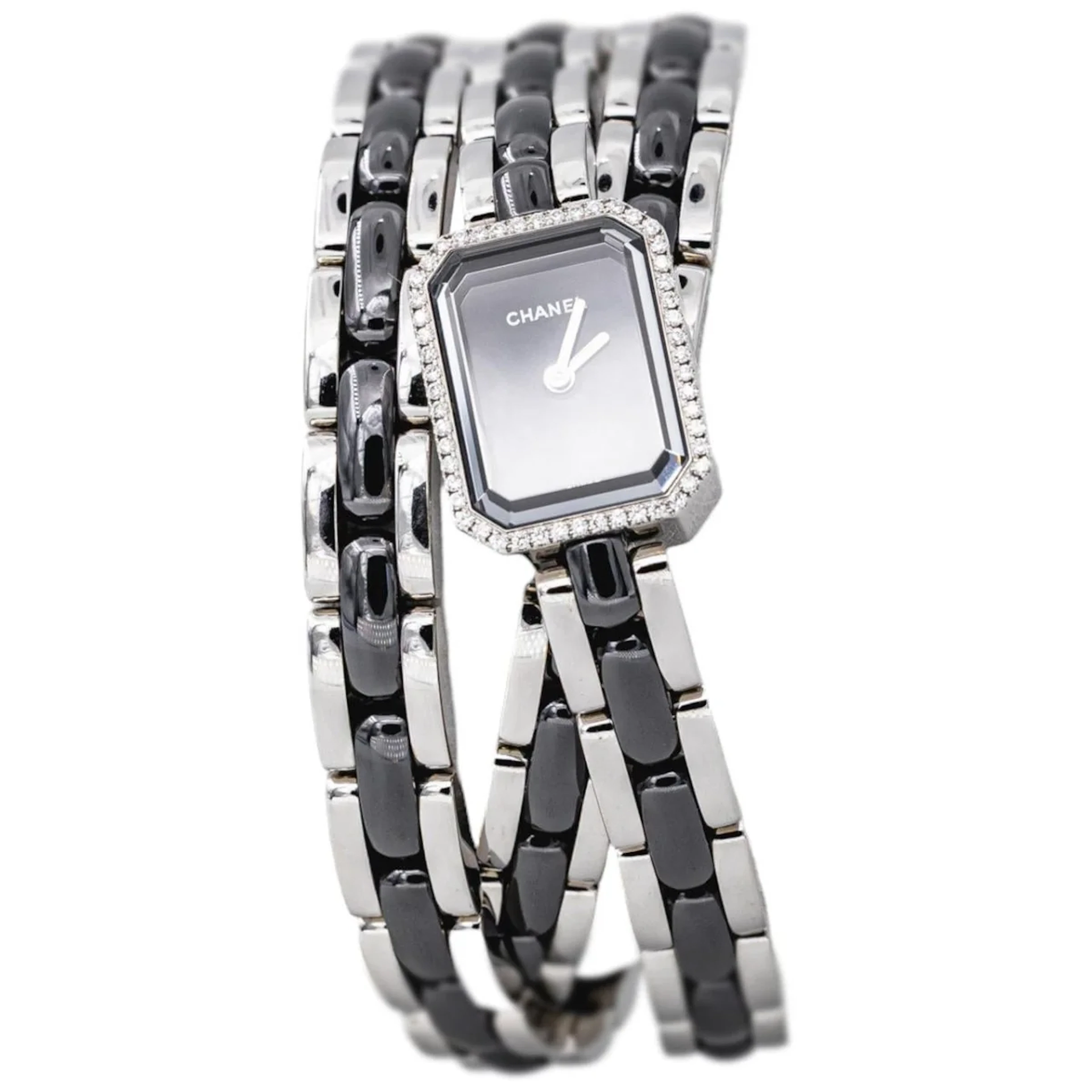 Chanel Première Watch in Steel with Diamonds