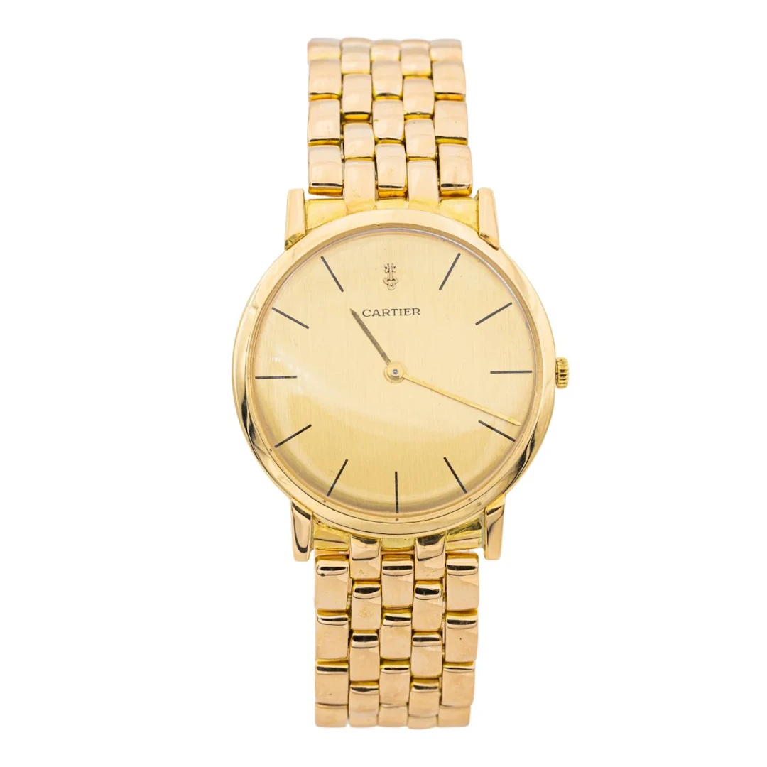 CARTIER watch in yellow gold