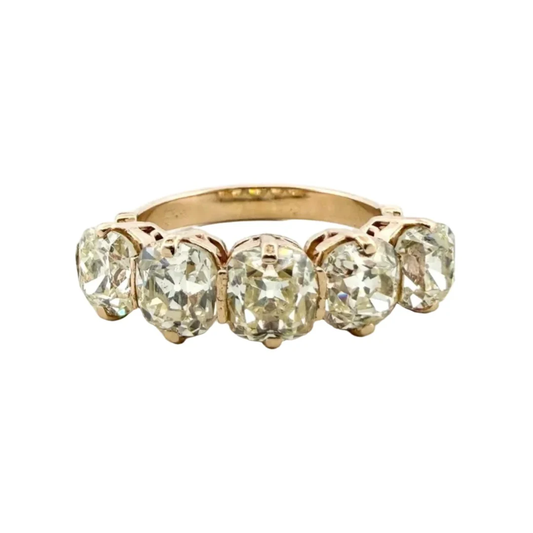 White Gold and Diamond Wedding Band