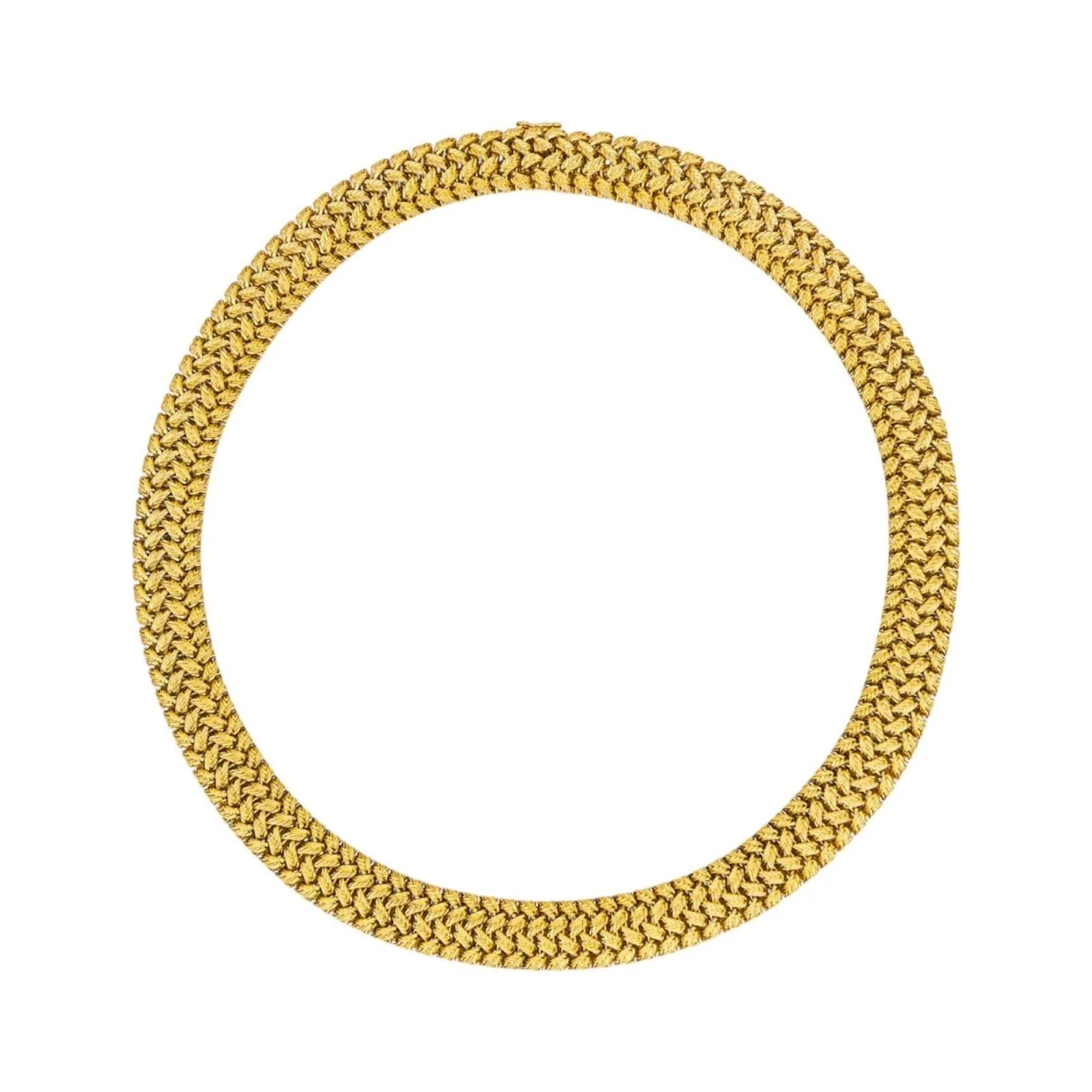 Gay Frères Necklace Soft mesh Yellow gold