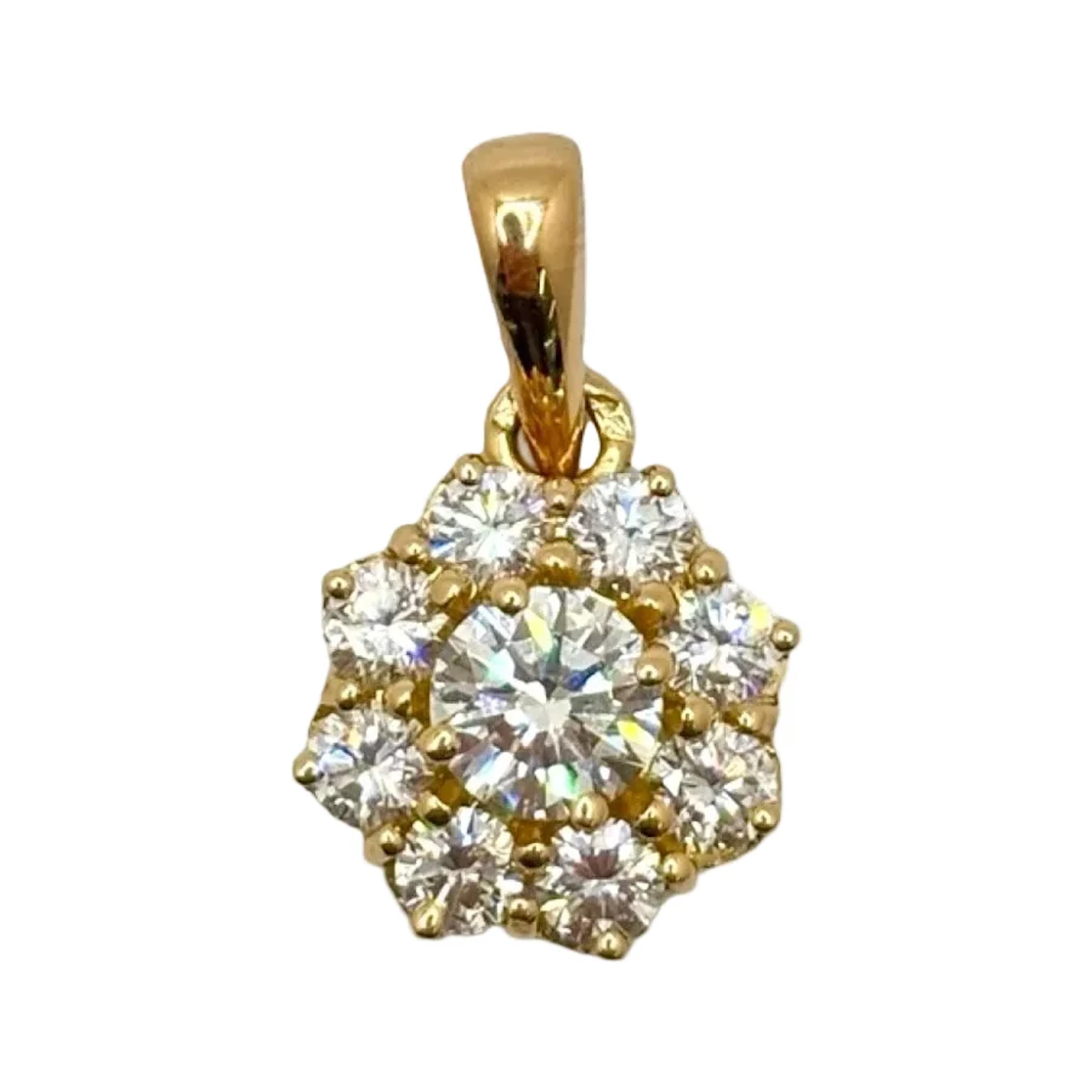 Yellow Gold and Diamond Pendant