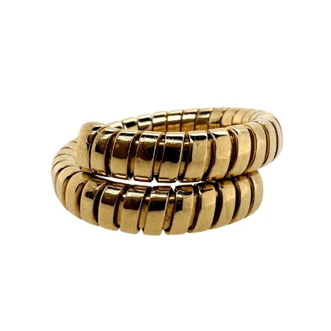BULGARI "Tubogas" Ring in Yellow gold
