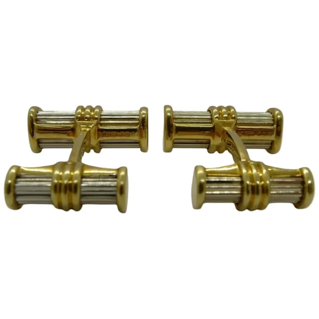 Boutons de manchette BRY & G en or jaune