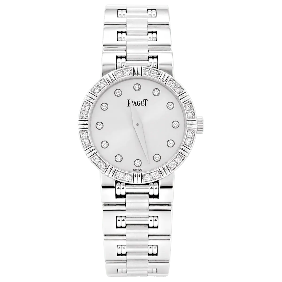 Montre PIAGET "Dancer" en or blanc et diamants