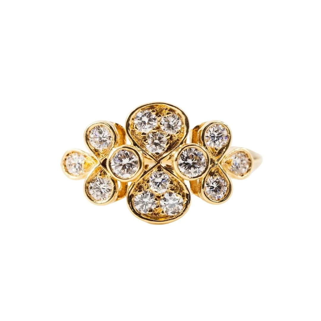 CARTIER ring in yellow gold and diamonds