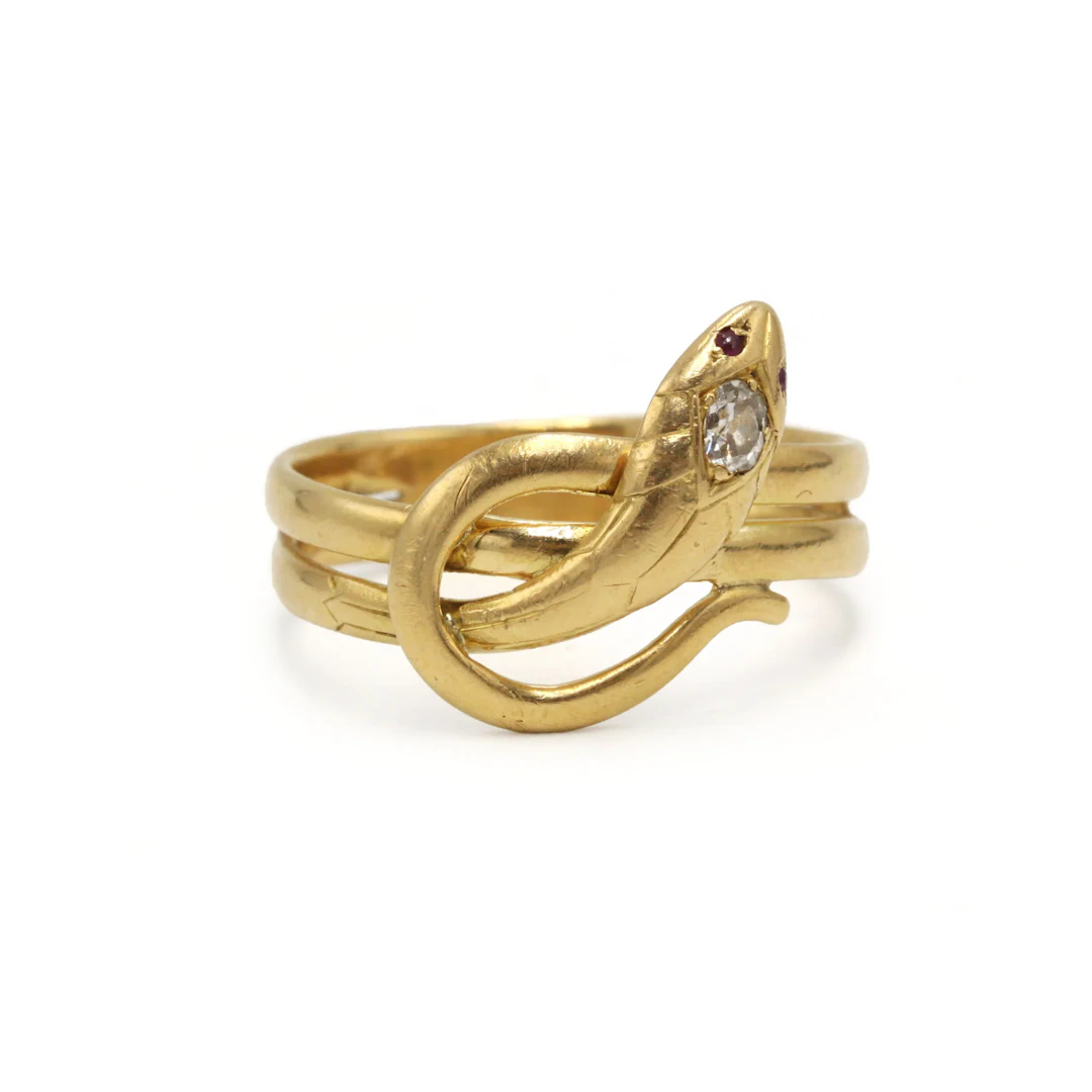 Yellow Gold and Diamond Ring