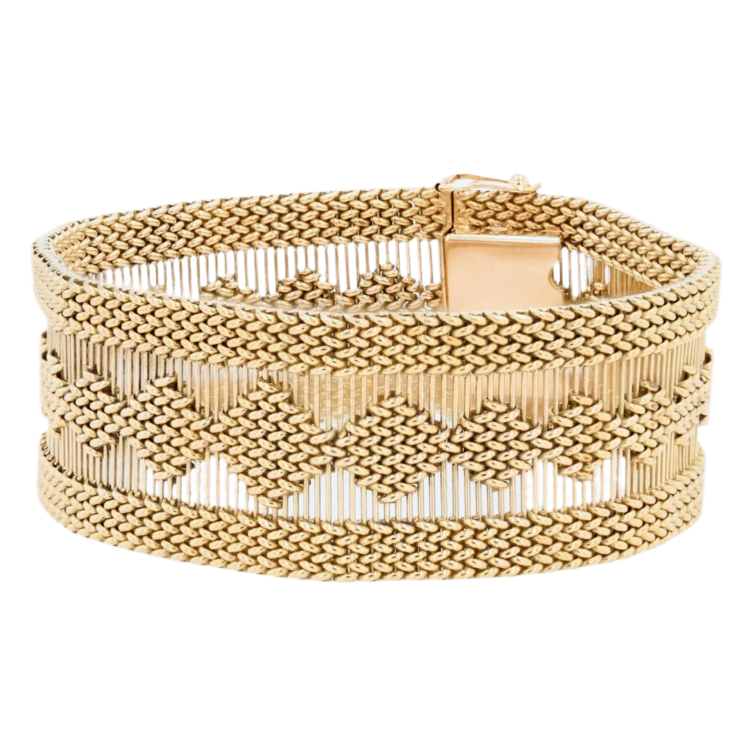 Bracelet Flexible in yellow gold