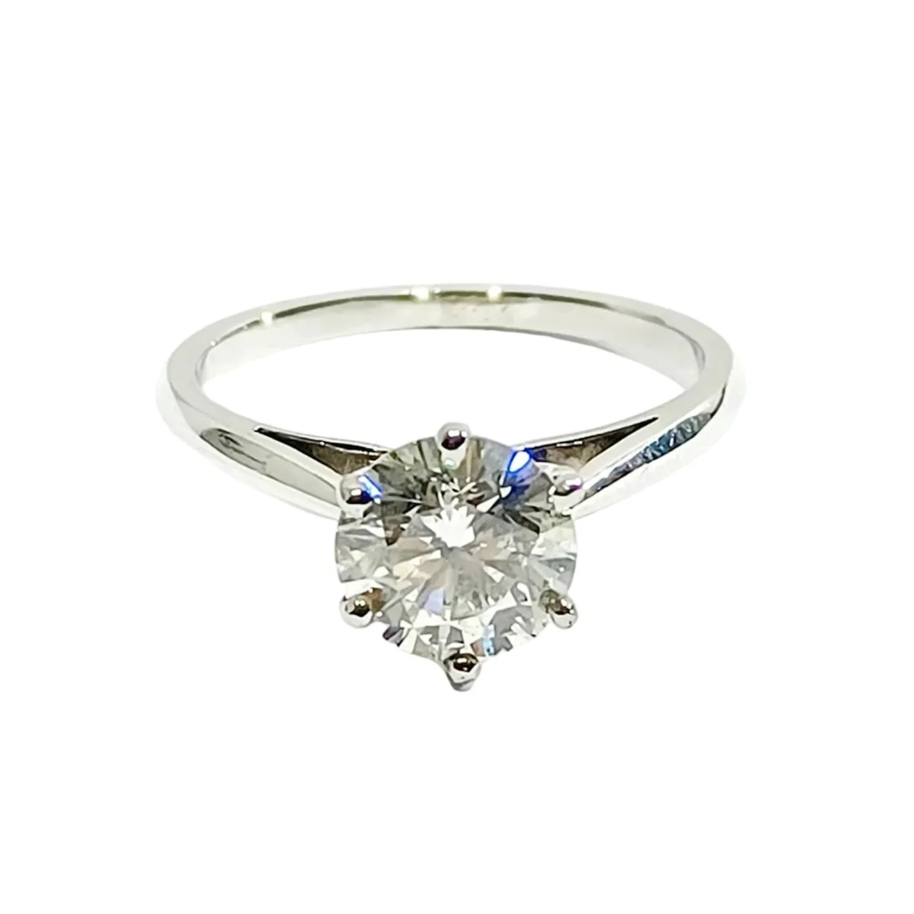 Ring Solitaire MAUBOUSSIN in paltinium and diamond