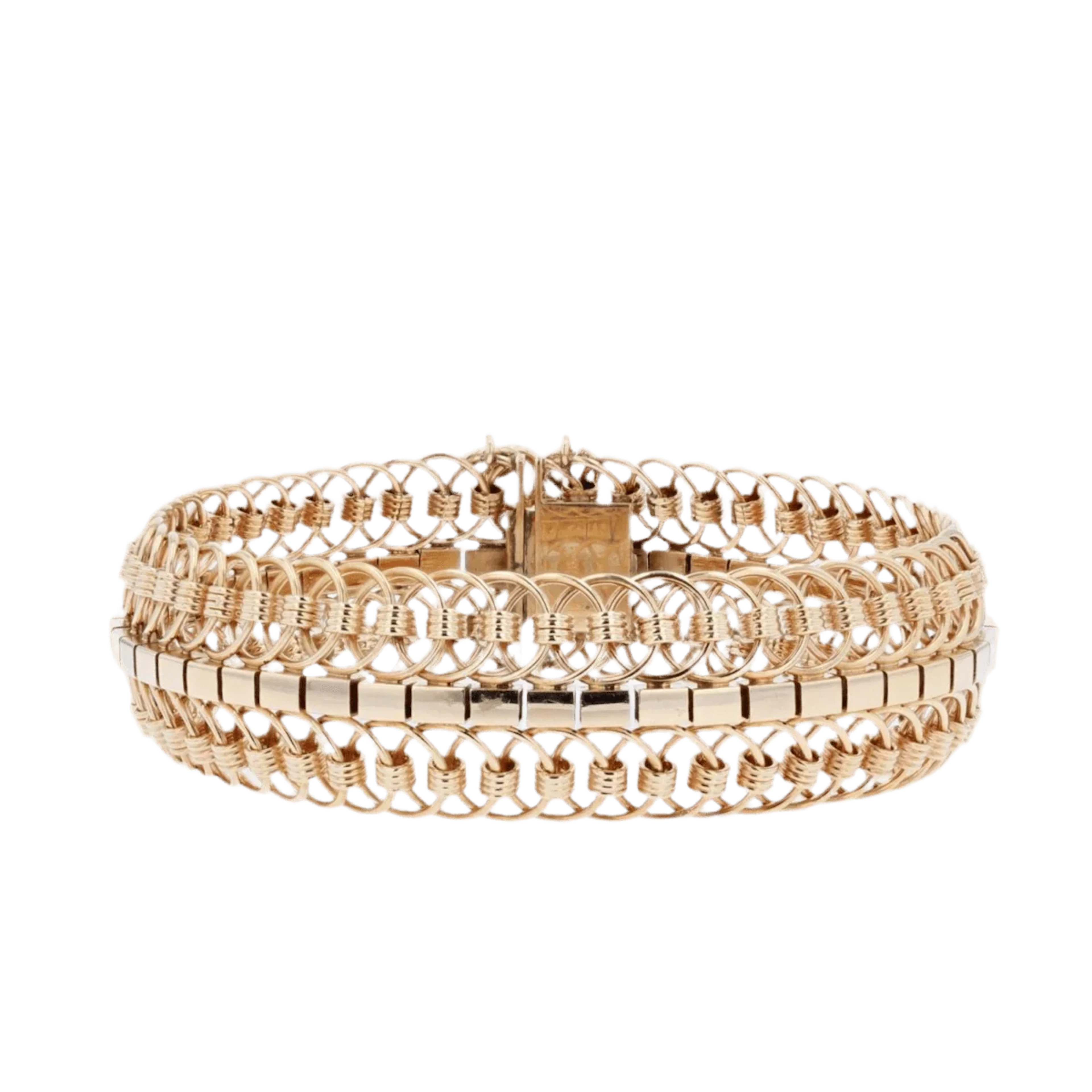 Bracelet Flexible in yellow gold