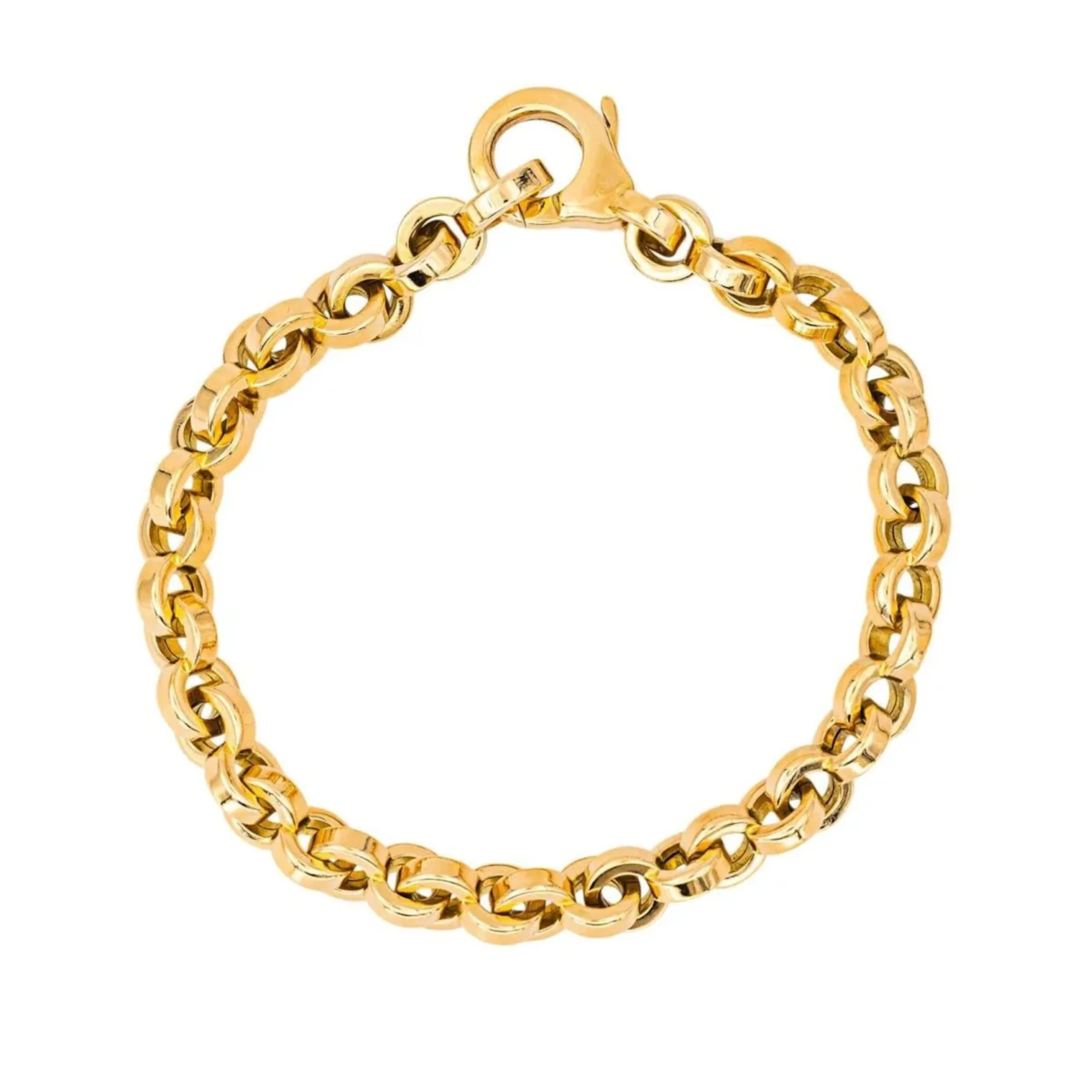 CHOPARD yellow gold jaseron link bracelet