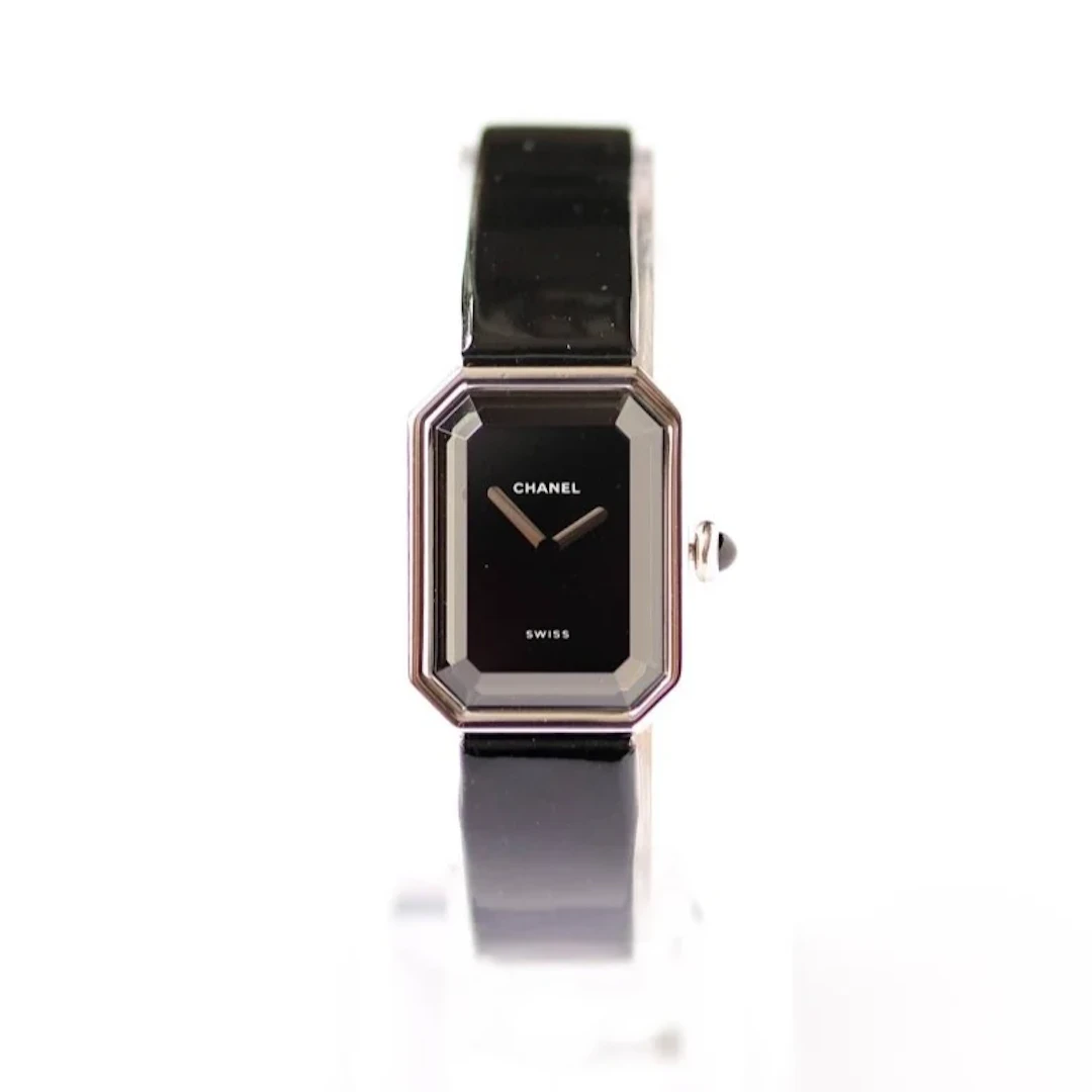 Watch CHANEL "Première" in paltinium and leather