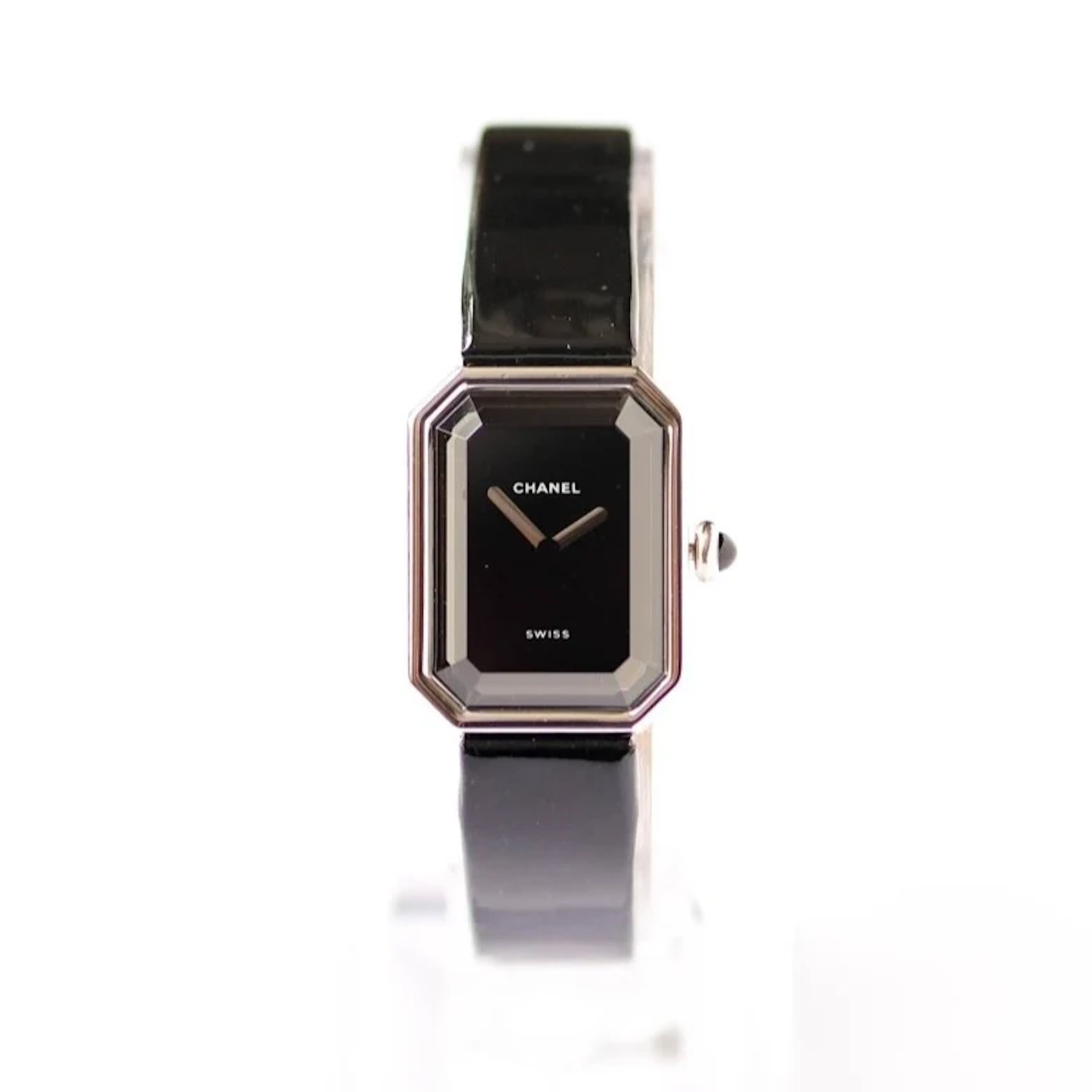 Watch CHANEL "Première" in paltinium and leather