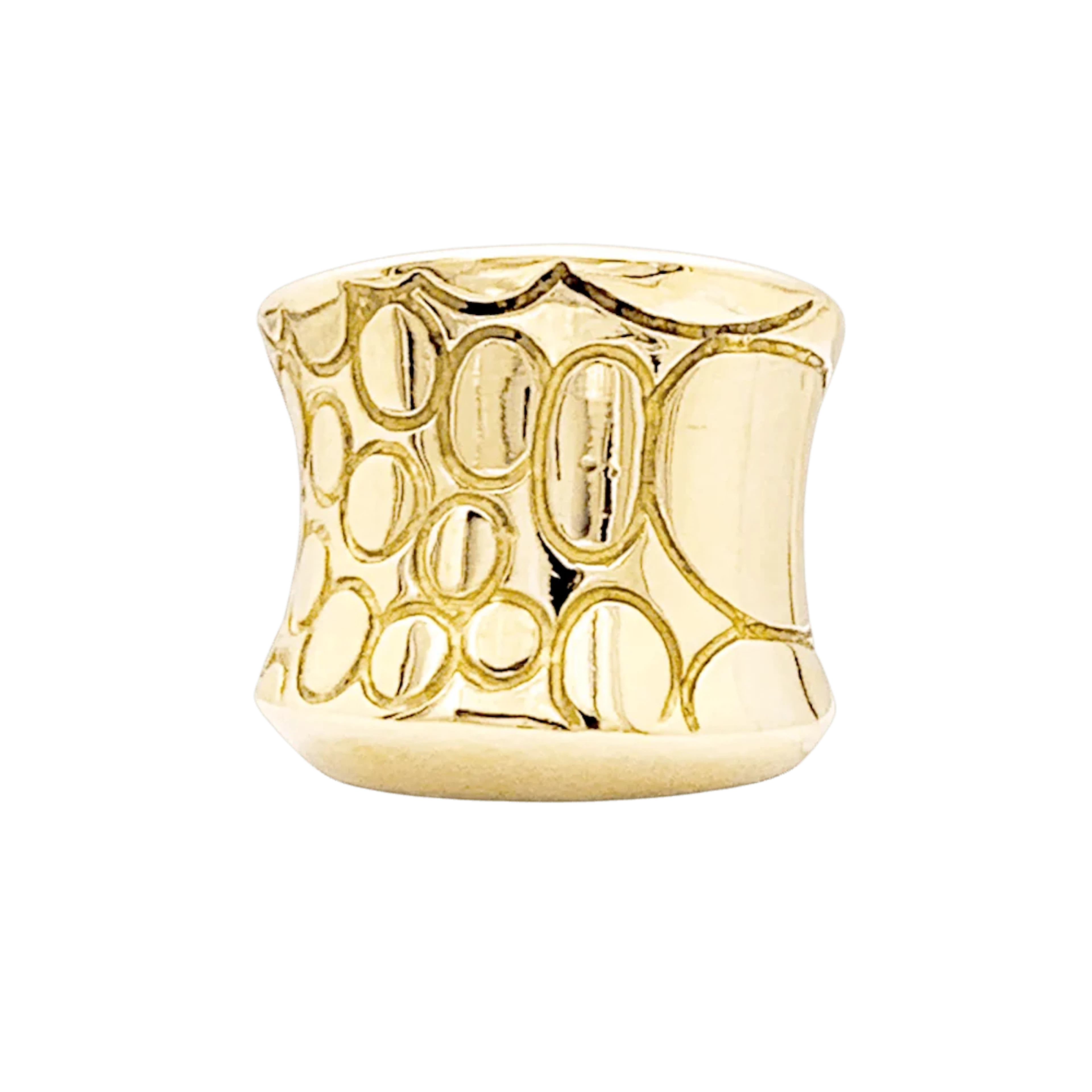 Bague Jonc POMELLATO "Cocco" en or jaune