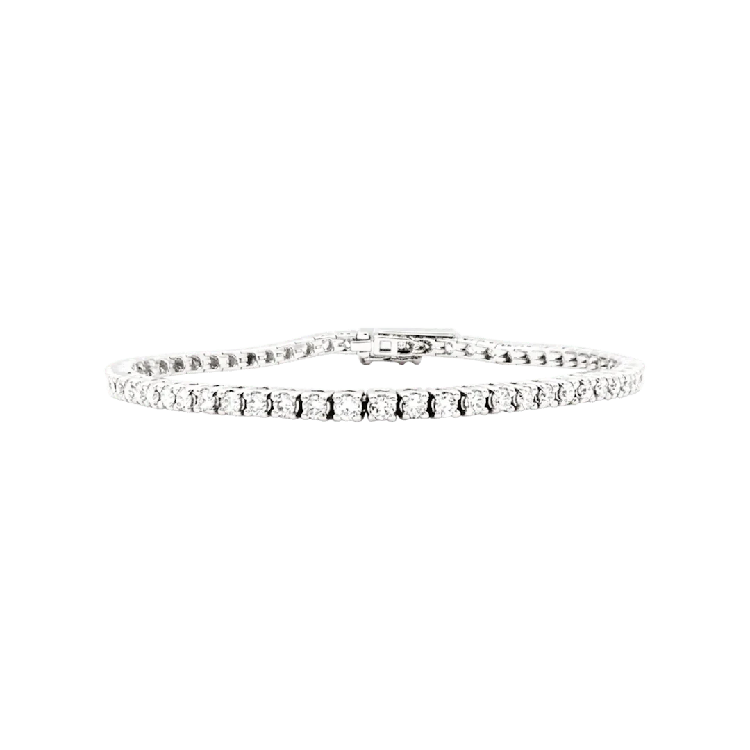 Bracelet Ligne ZOUGHAIB in white gold and diamonds