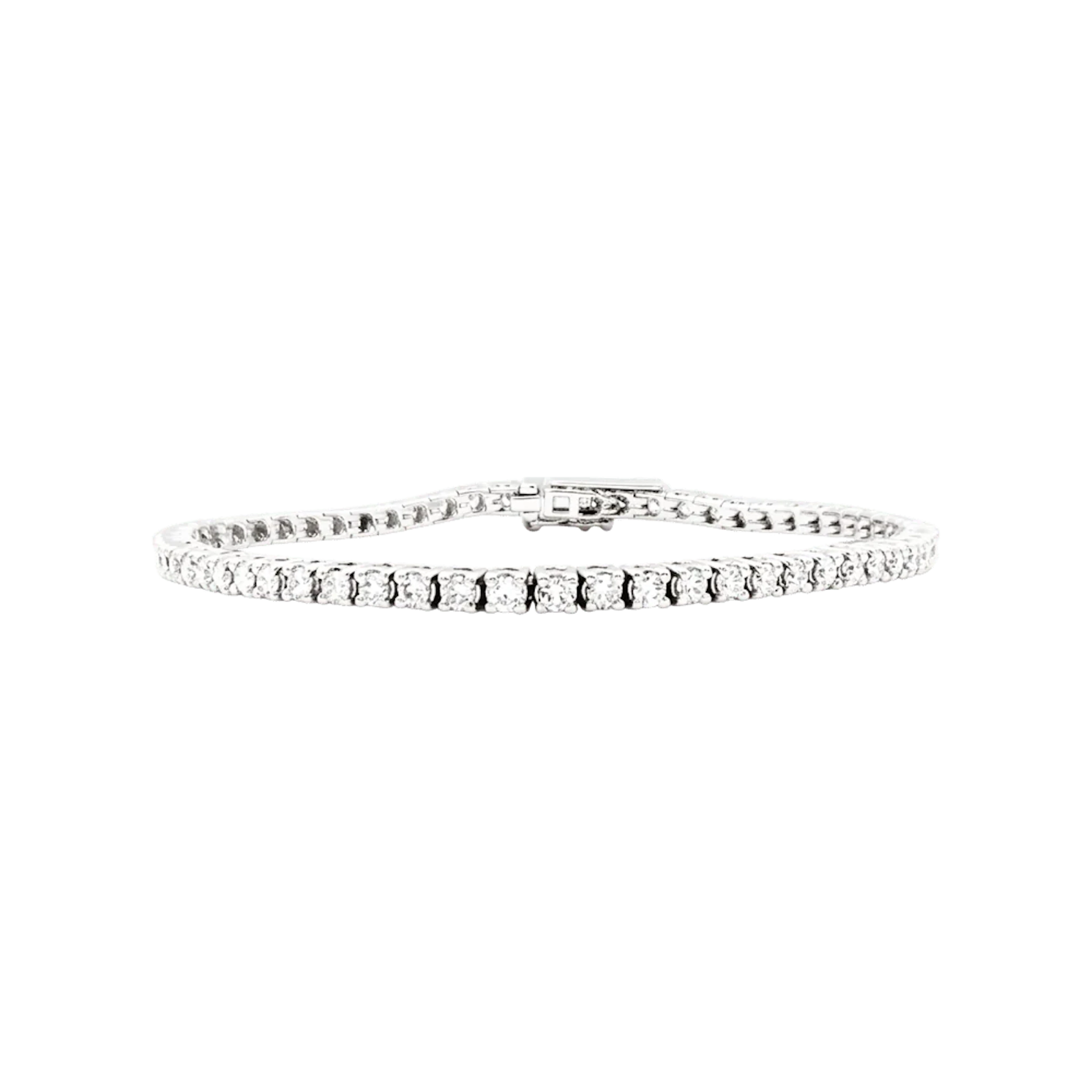 Bracelet Ligne ZOUGHAIB in white gold and diamonds