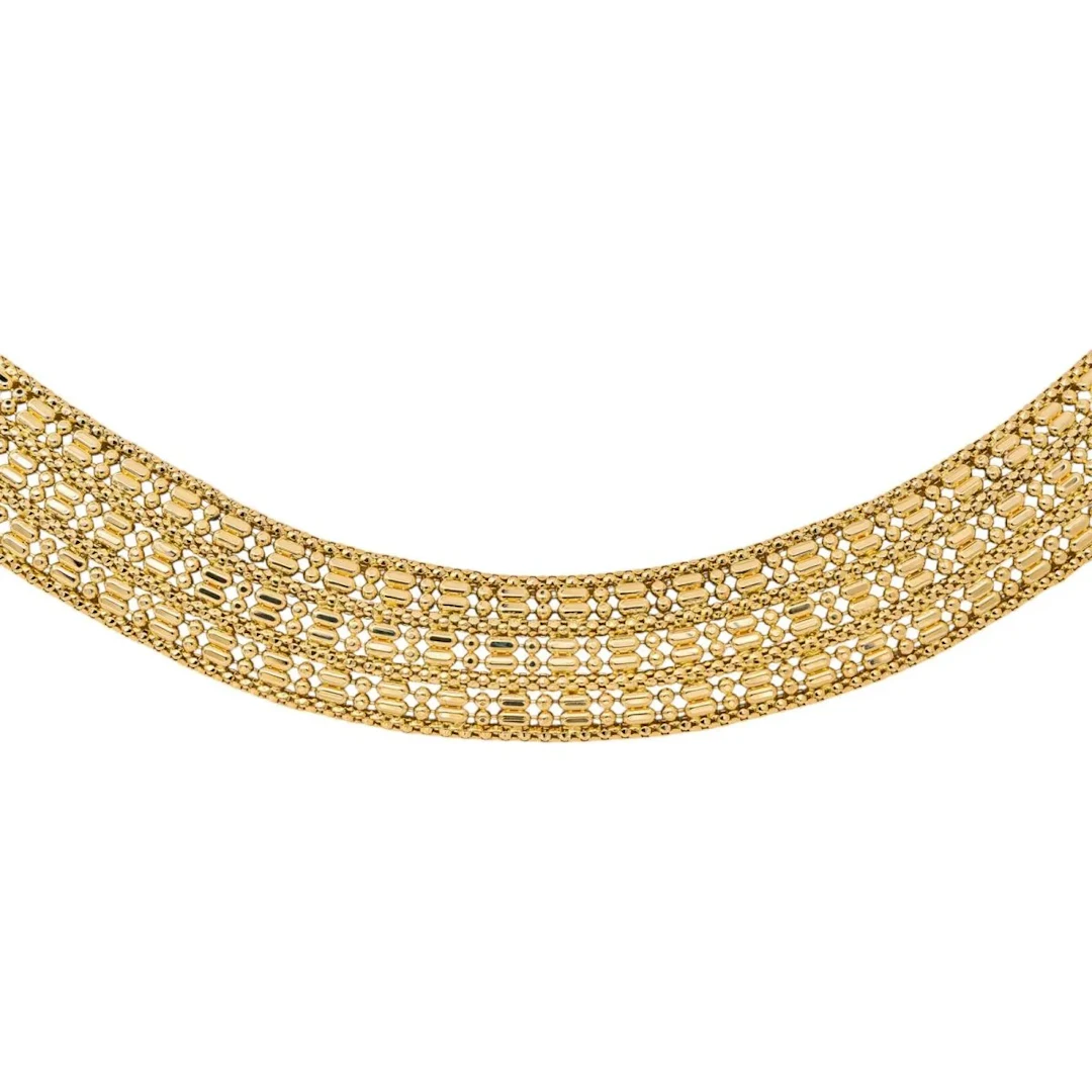 Yellow gold necklace