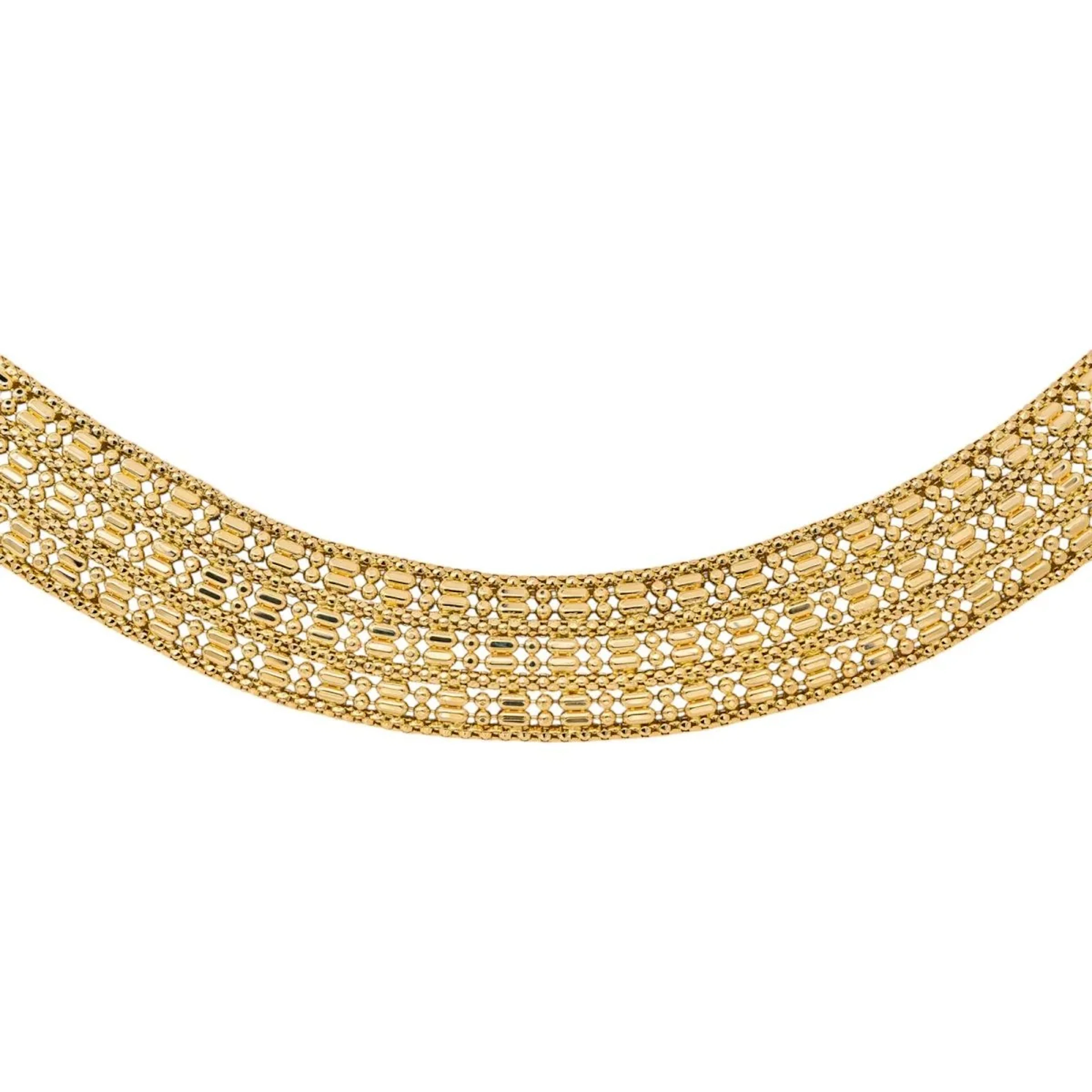 Yellow gold necklace