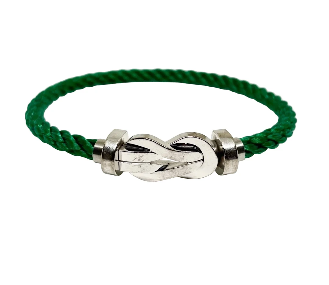 Bracelet Soft FRED "Infinite Chance" in white gold
