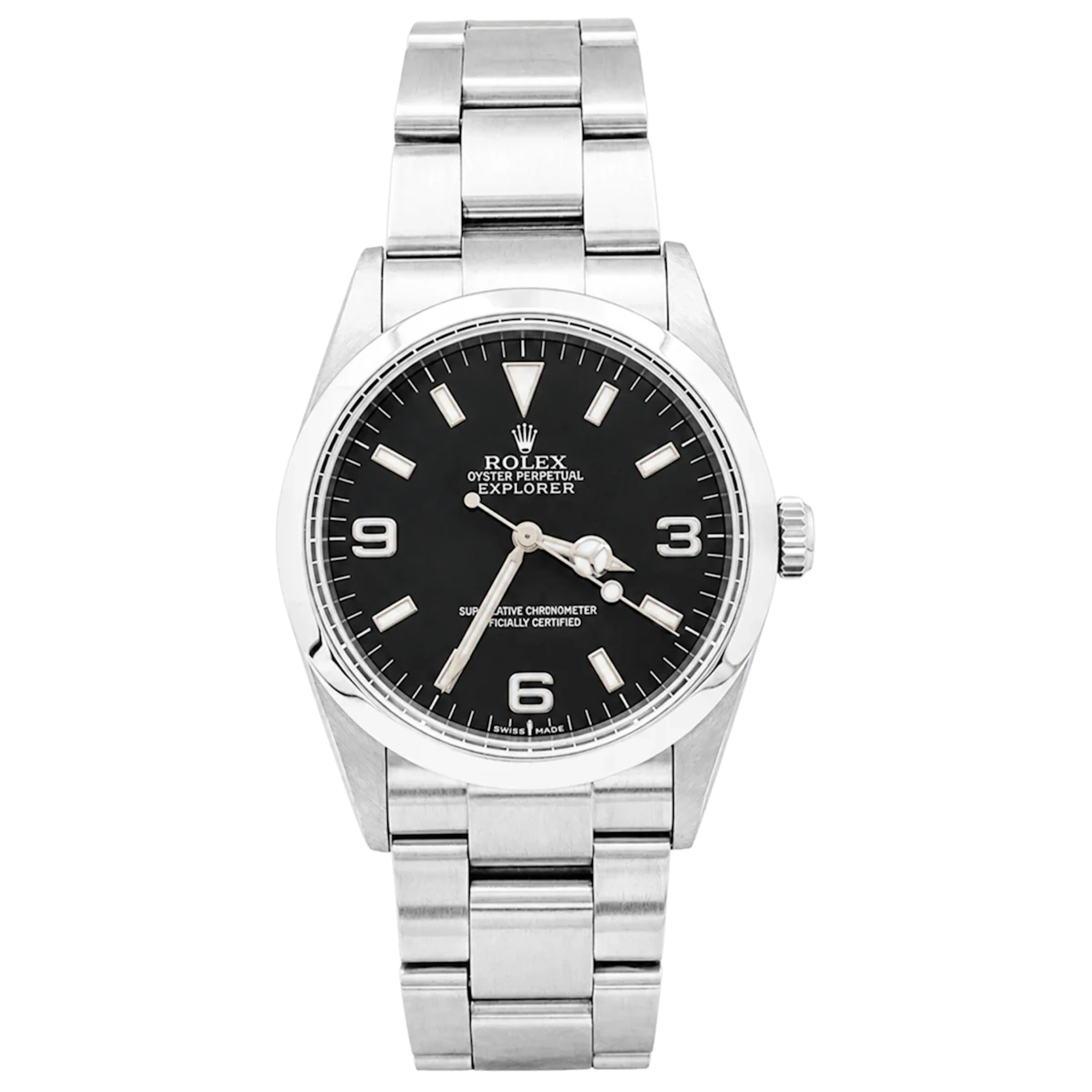 ROLEX "Oyster Perpetual Explorer" Steel Watch