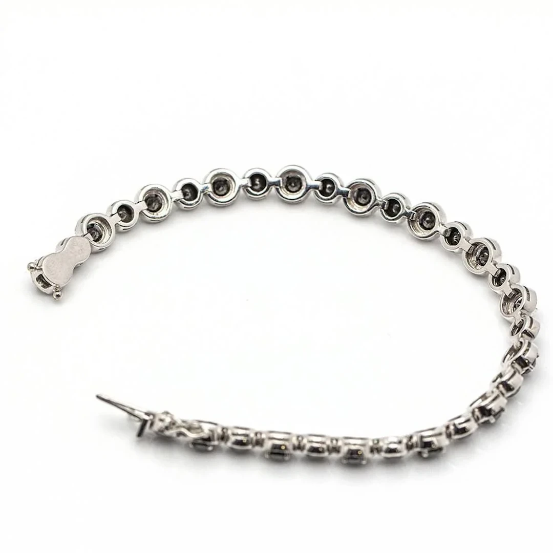 Used BLACK gold and diamond bracelet