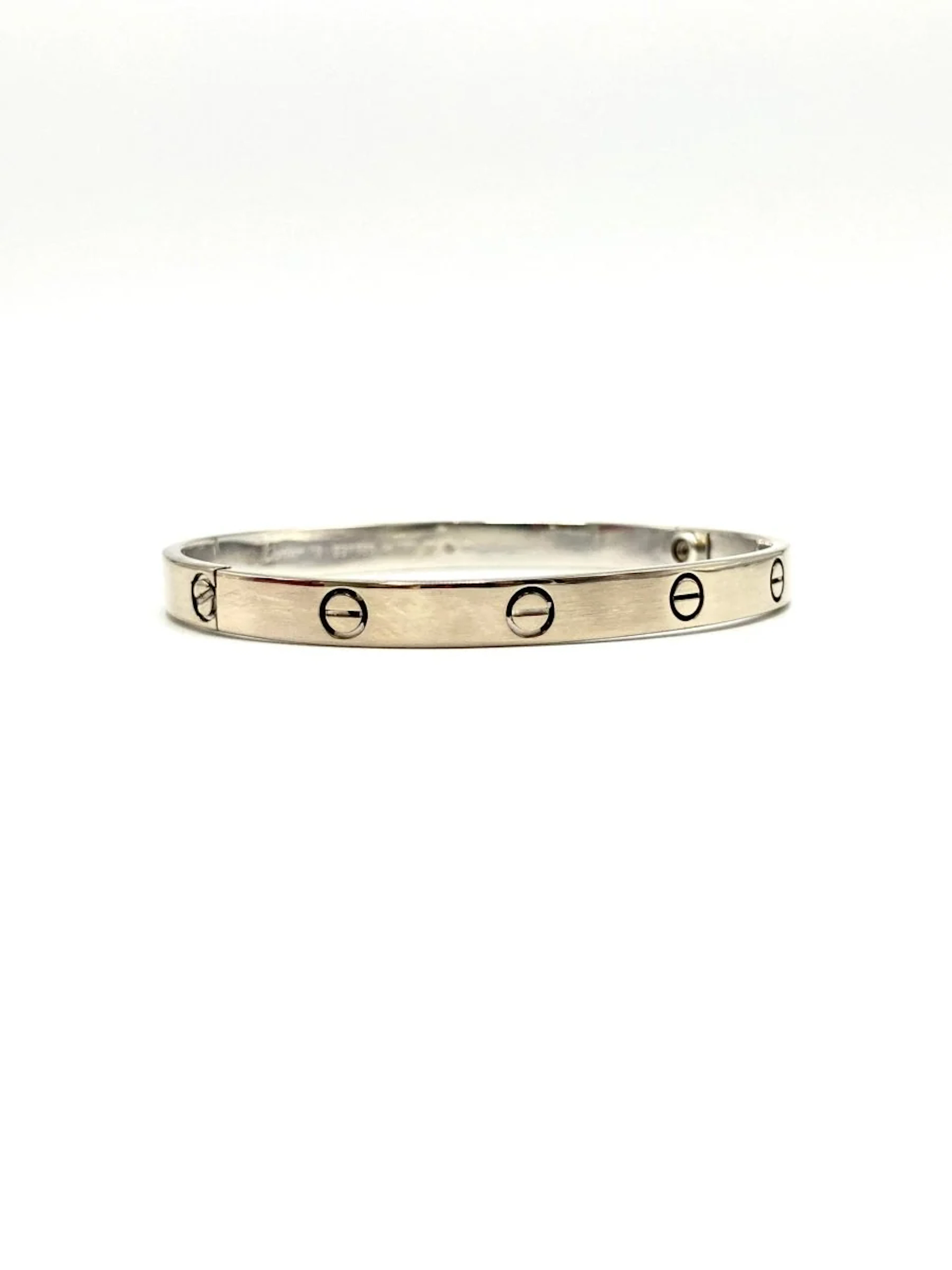 Bracelet Jonc CARTIER "Love Classique" en or blanc