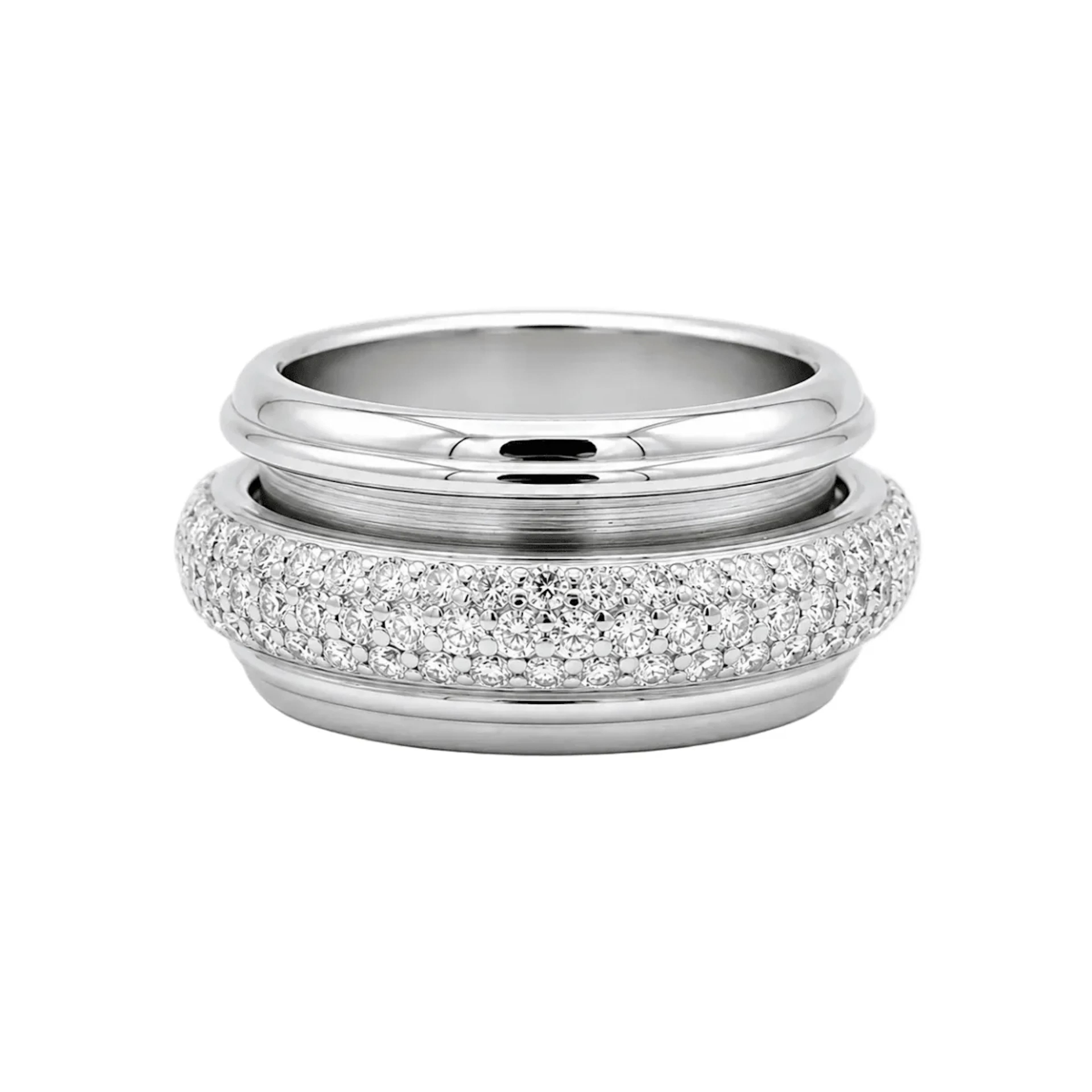 PIAGET "Possession" Wedding band in white gold and diamonds