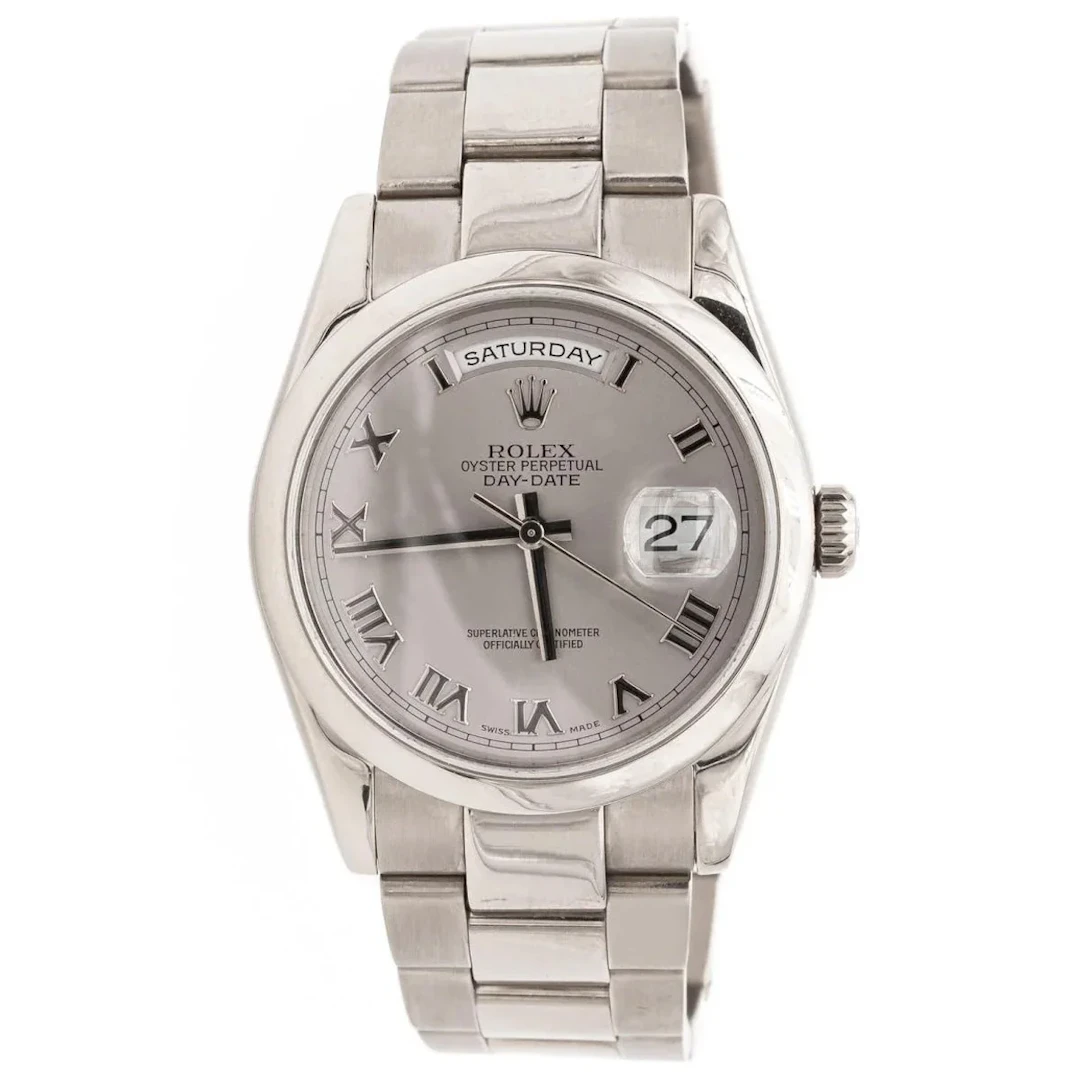 Rolex Day-Date Watch in White gold
