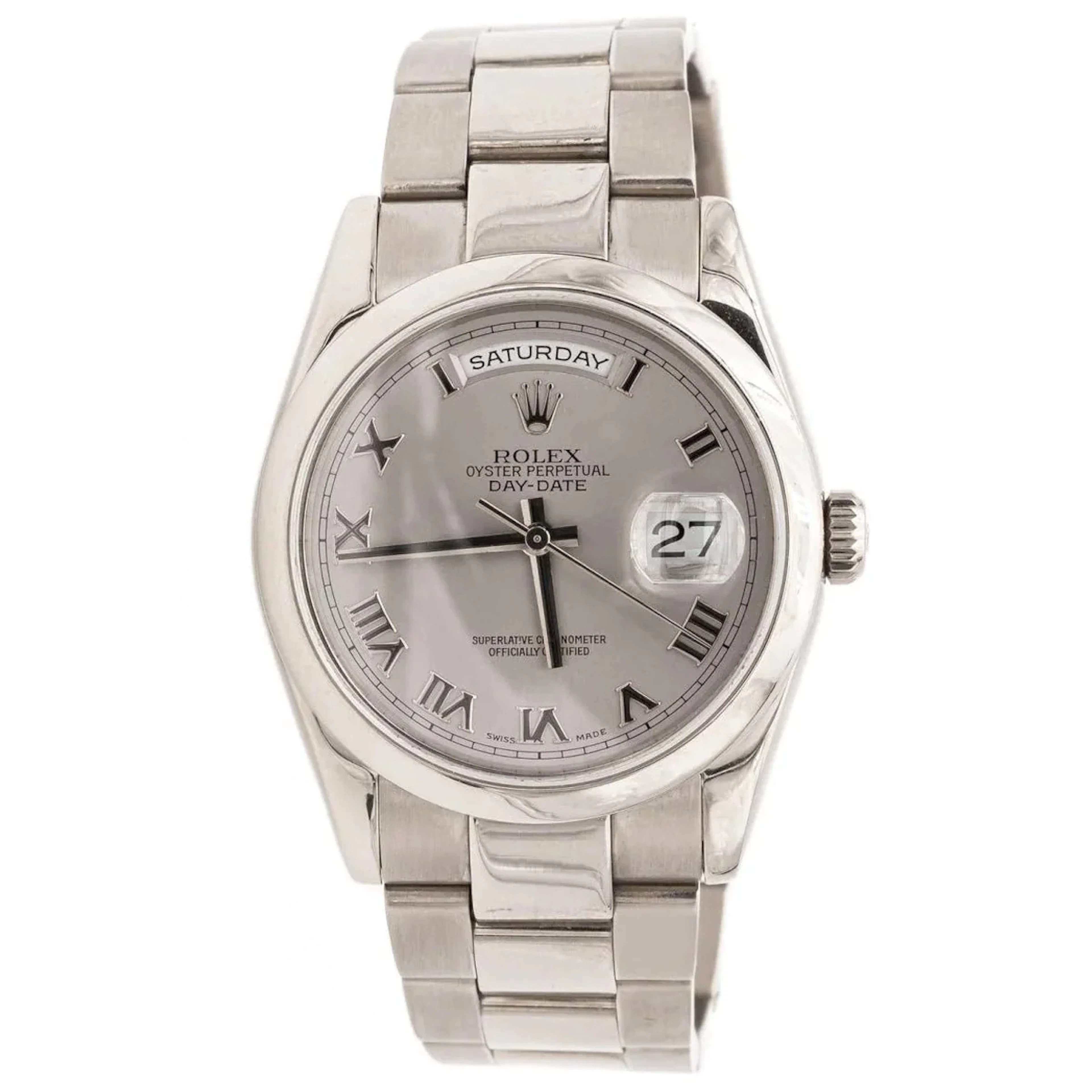 Rolex Day-Date Watch in White gold