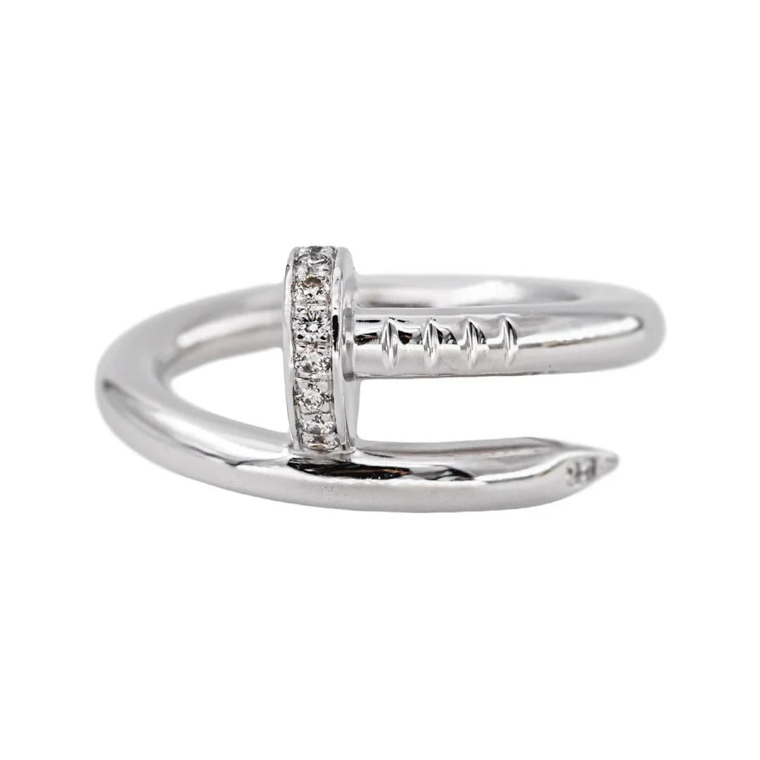 Cartier Juste un clou Ring, White gold, Diamond