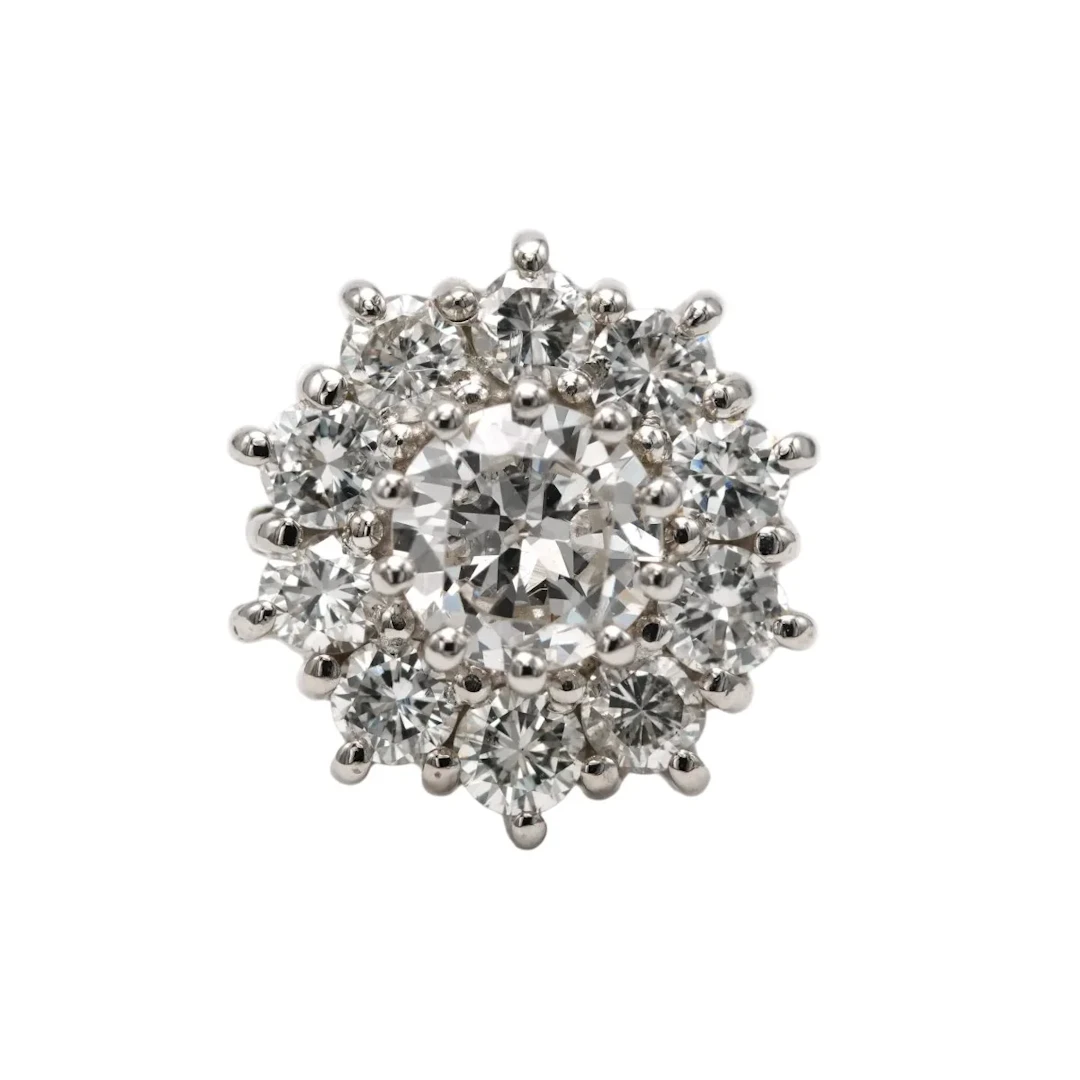 Marguerite Ring in White gold and Diamonds