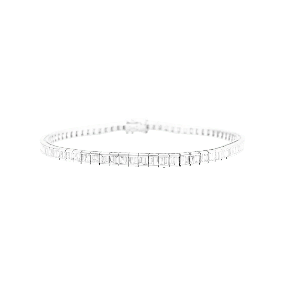 Bracelet Ligne in White gold and Diamonds