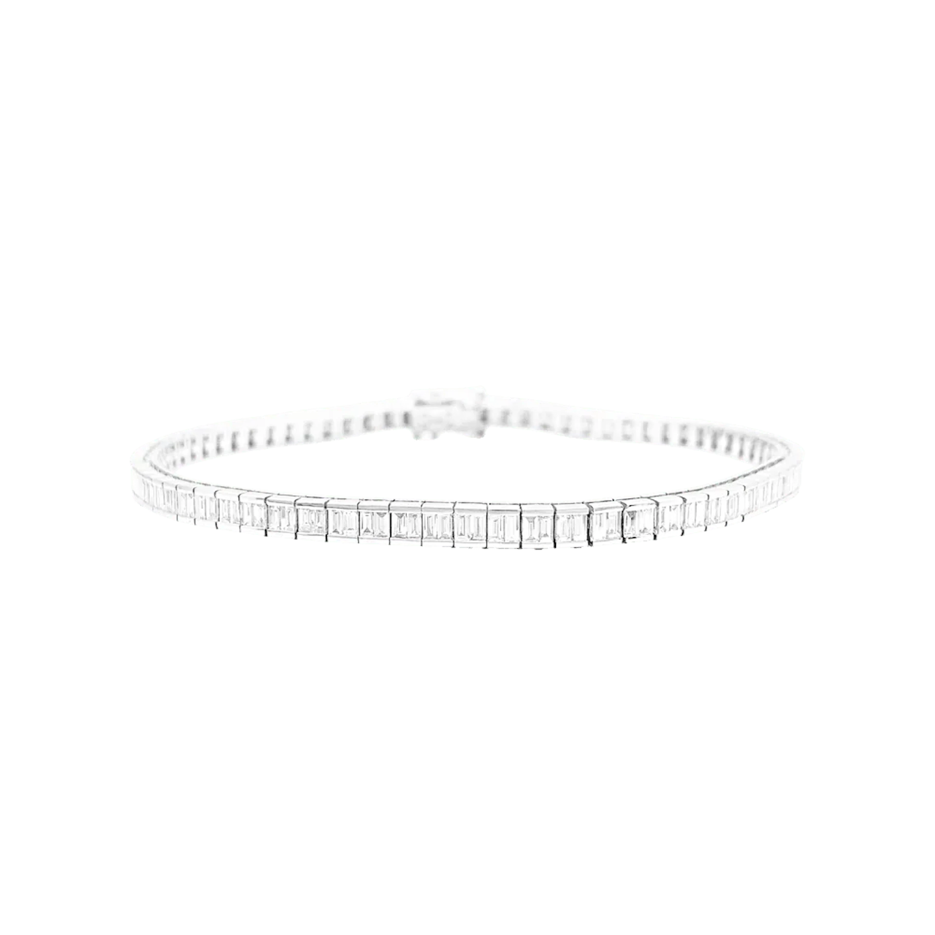 Bracelet Ligne in White gold and Diamonds