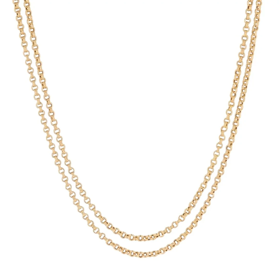 Yellow Gold Long Necklace