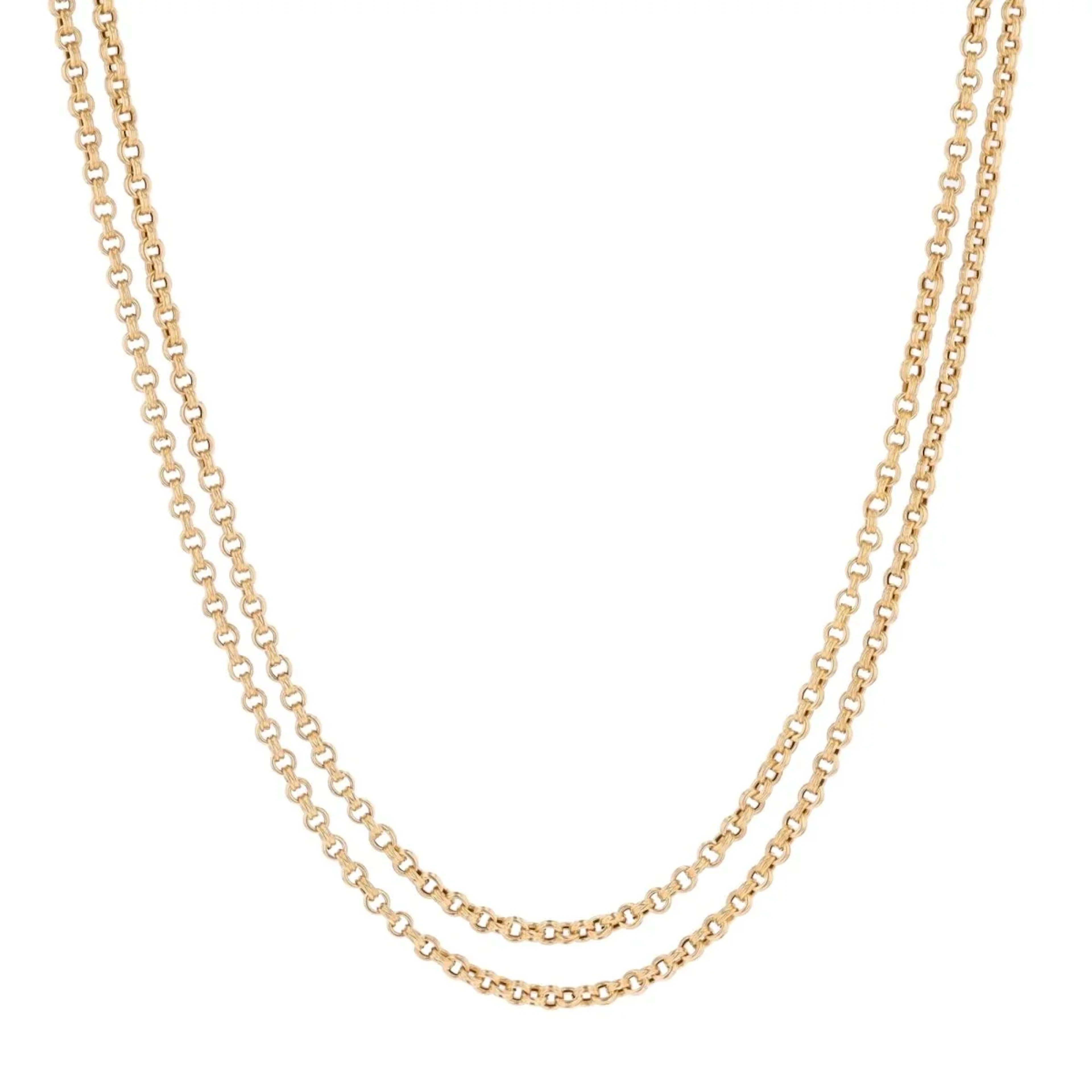 Yellow Gold Long Necklace