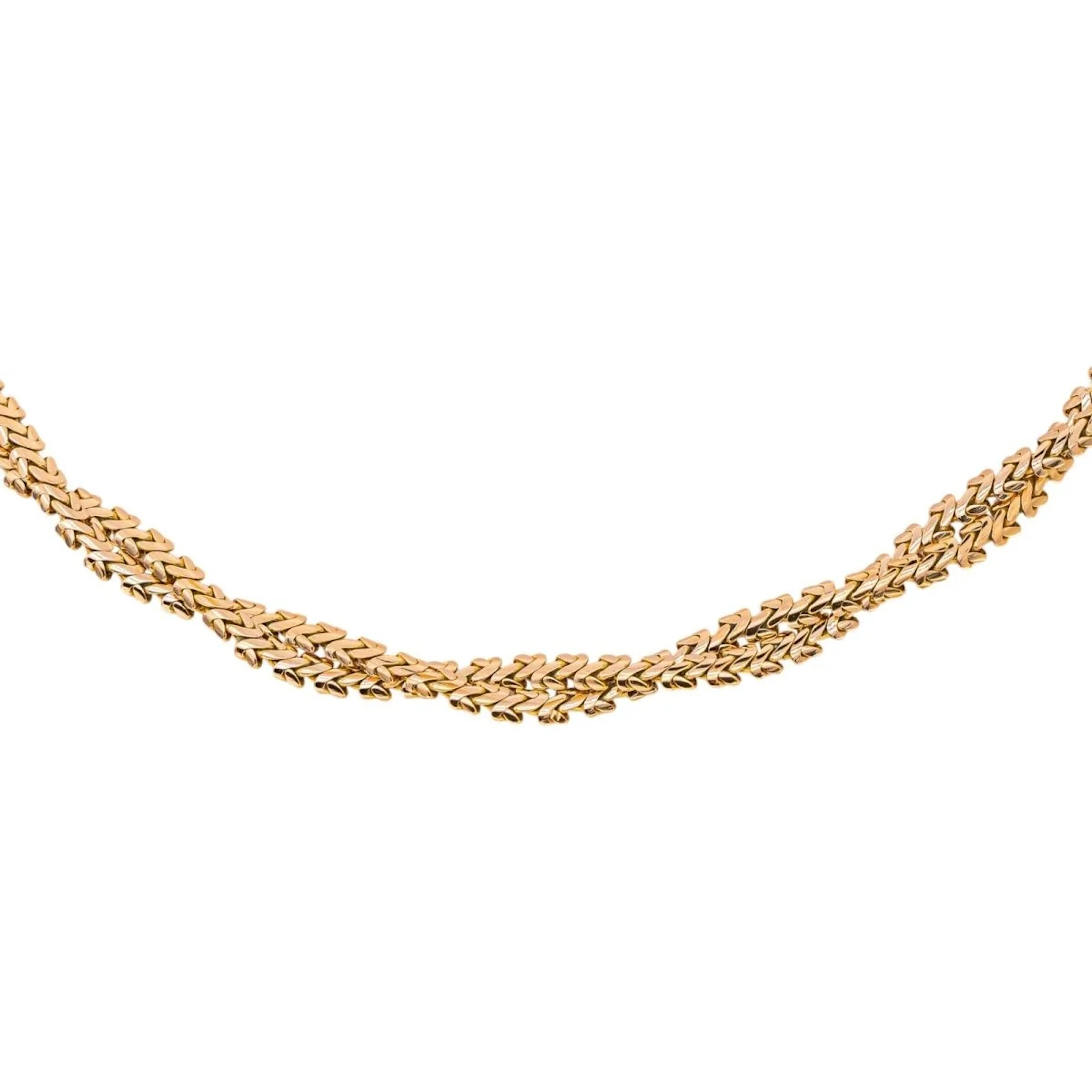 Rose gold Link Necklace