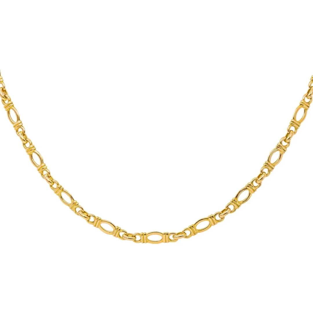 Yellow gold necklace